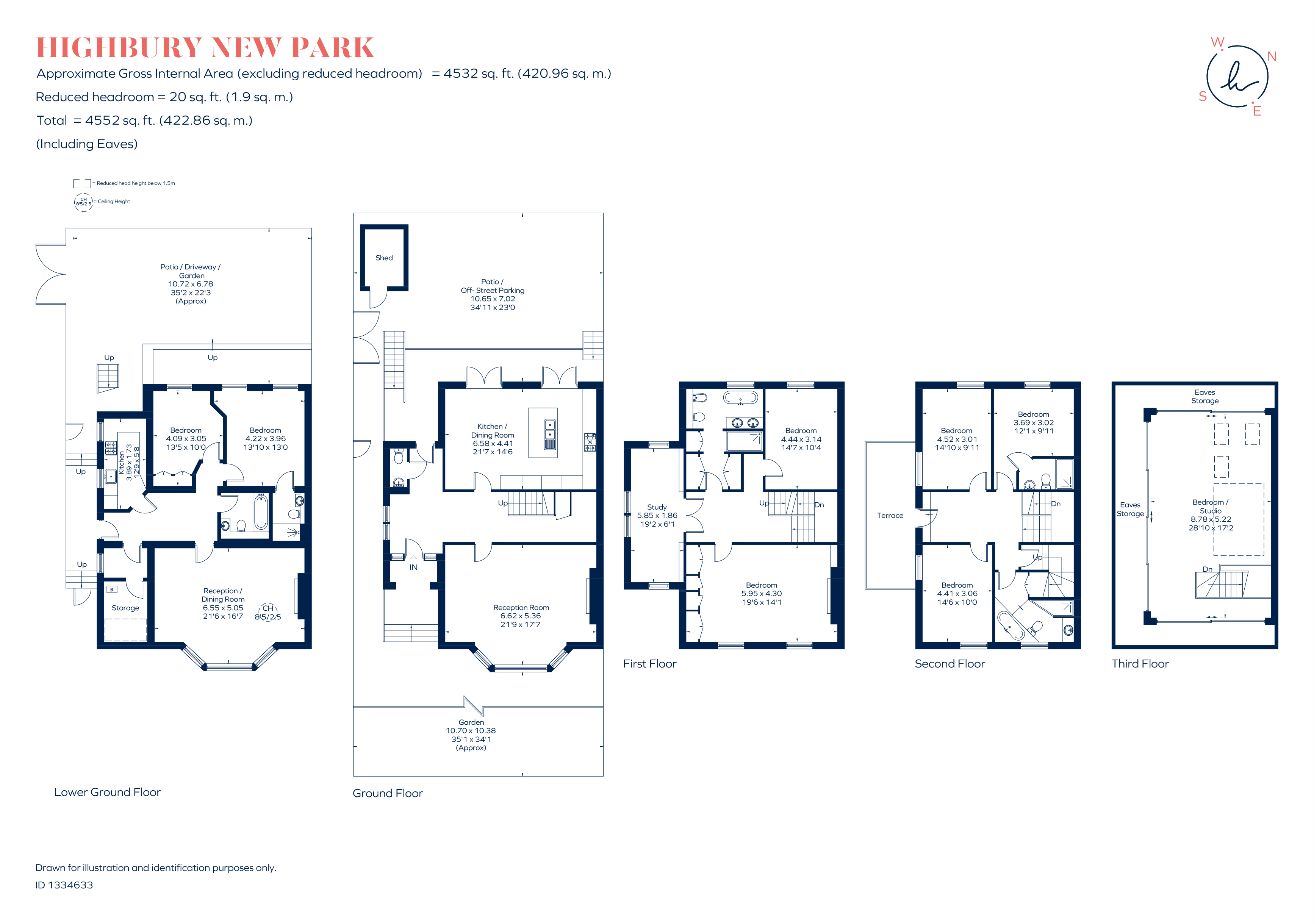 109, Highbury New Park, London floorplan