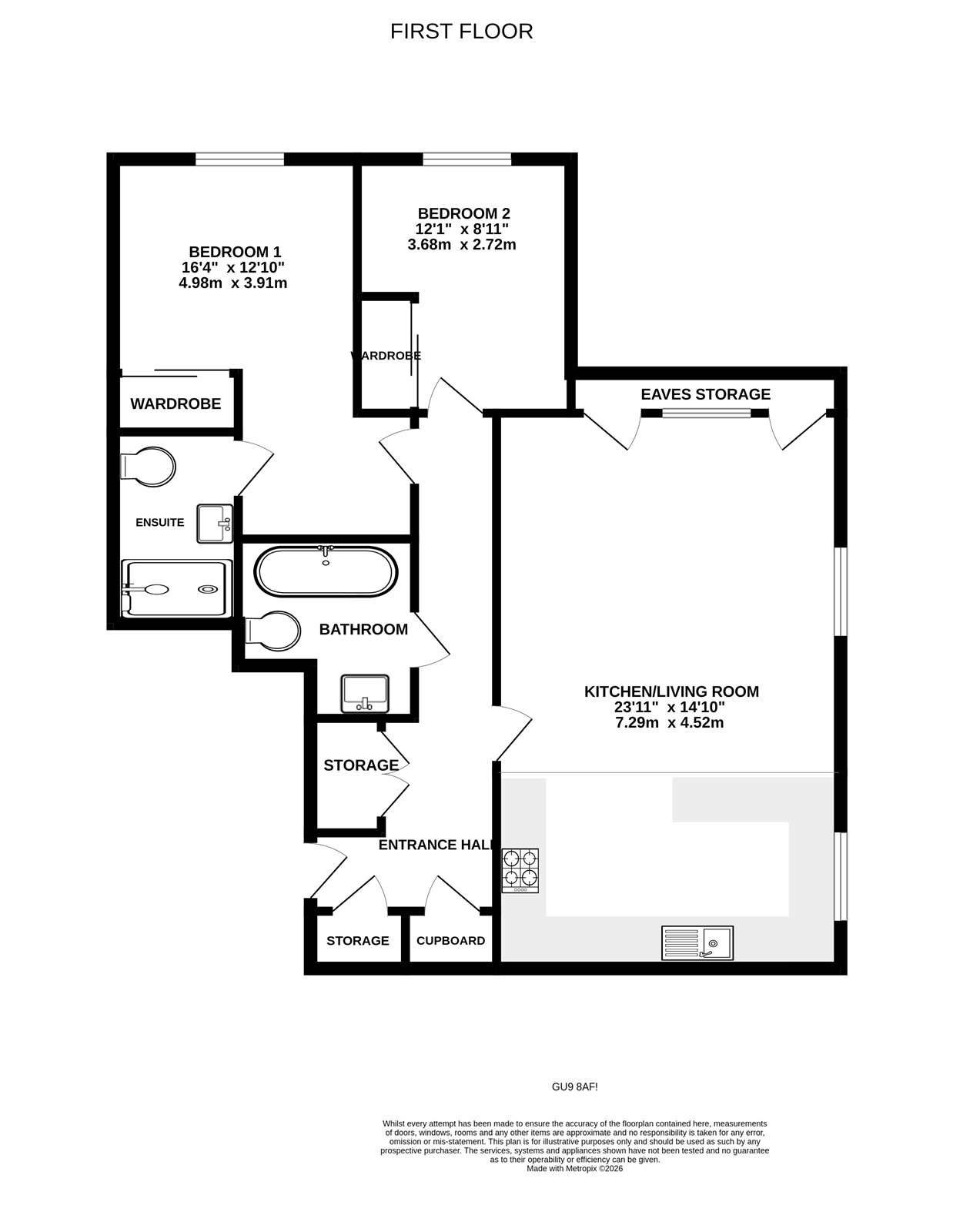 Vicarage Hill, Surrey floorplan