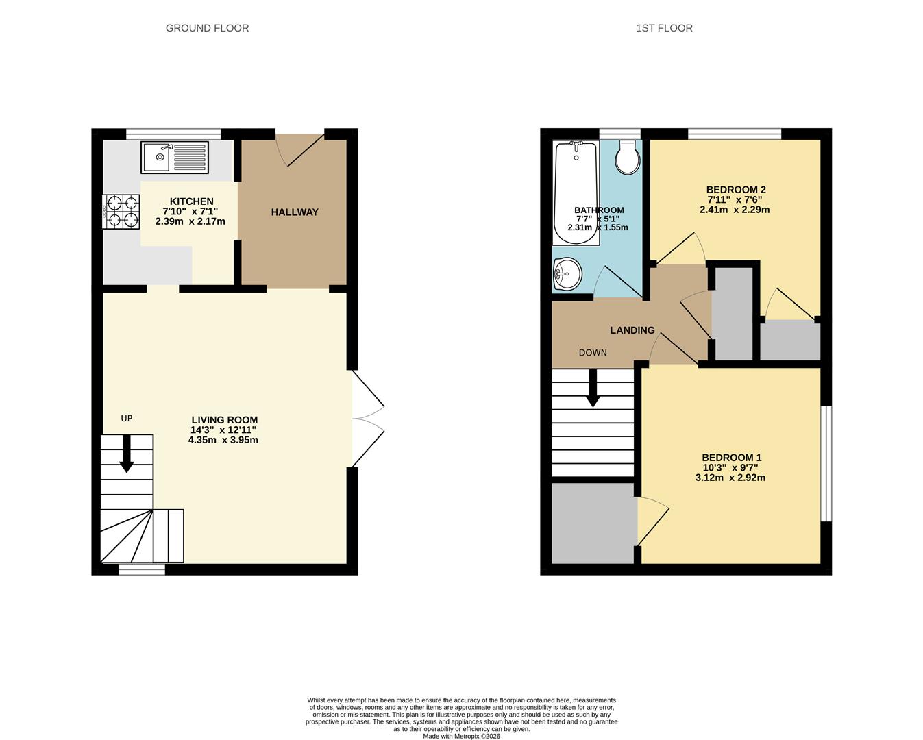 43, Terminus Road, Bexhill-On-Sea floorplan