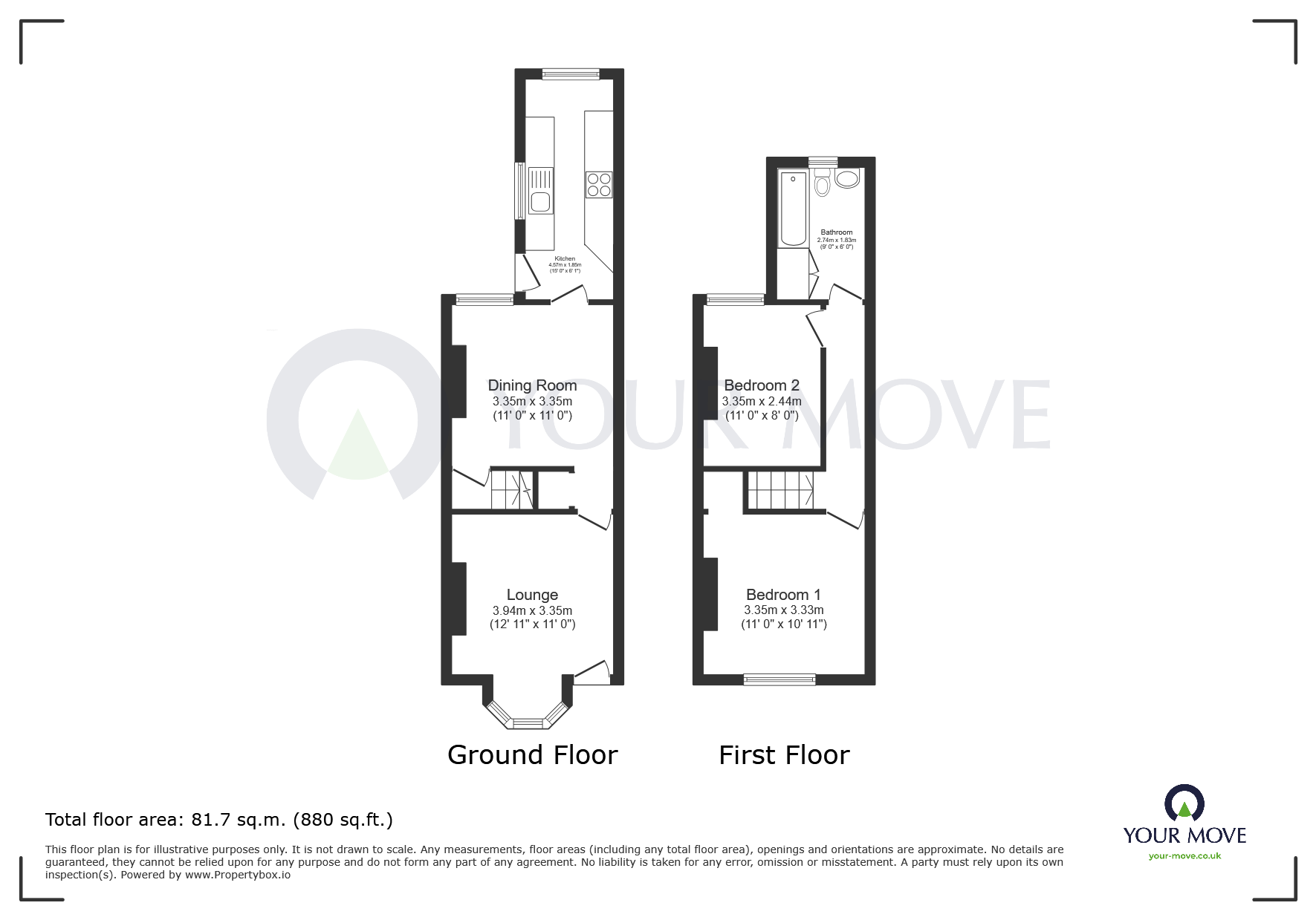 50, St. Johns Avenue, Nottingham floorplan