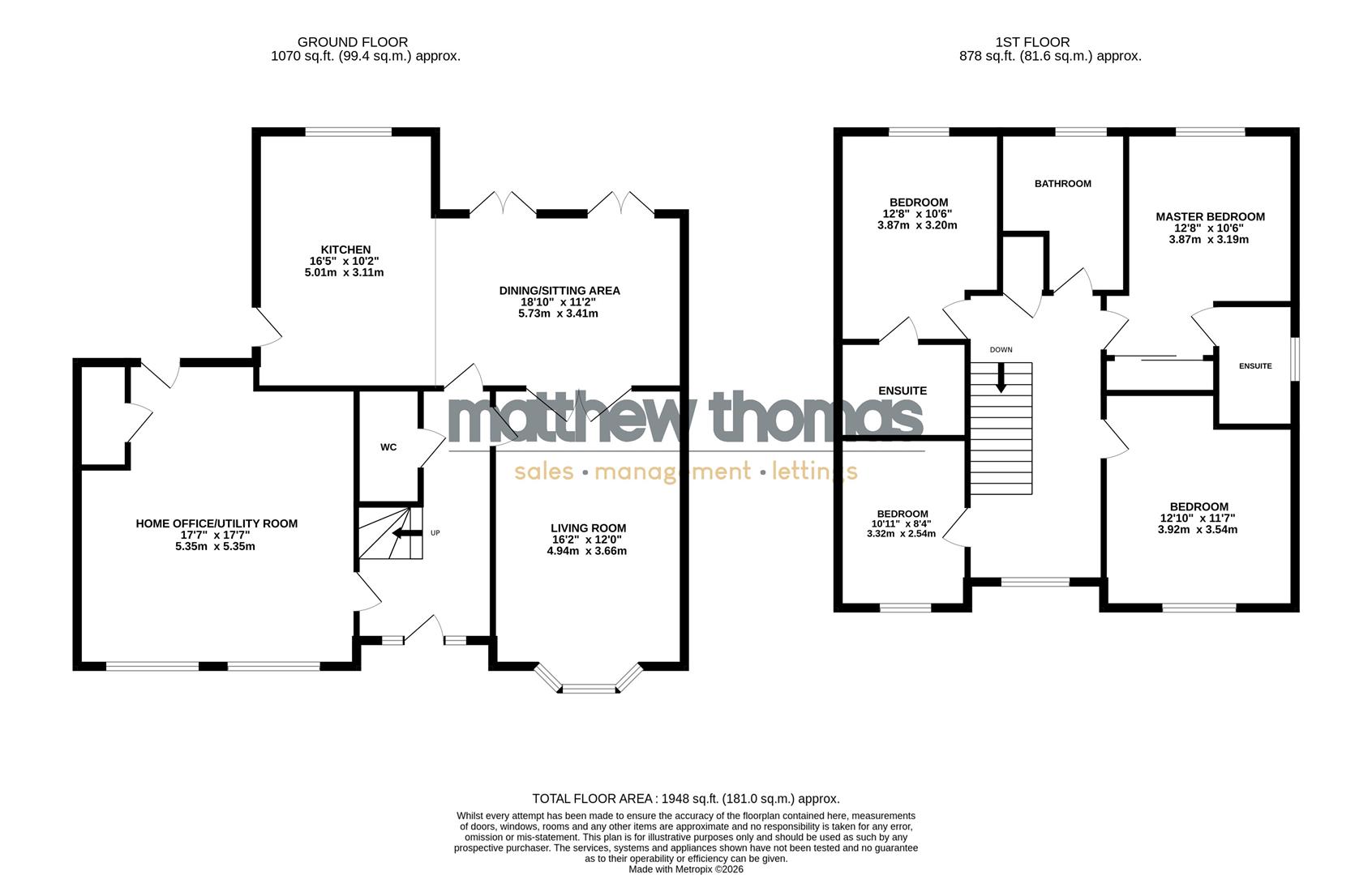 2, Porter Drive, Alfreton floorplan
