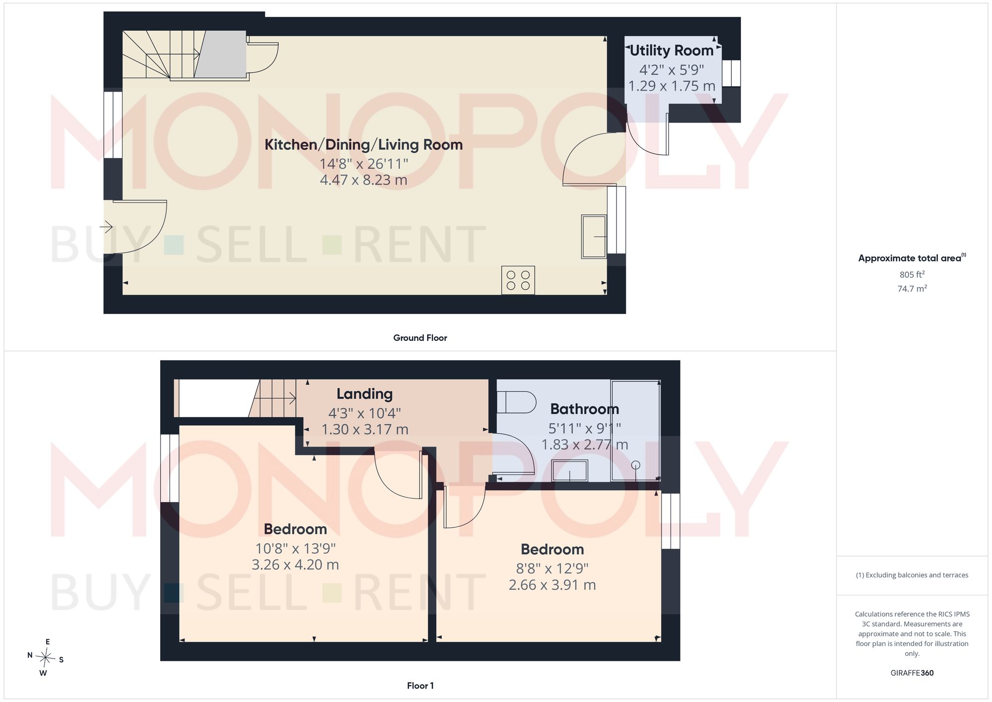 4 Castle Street, Wrexham floorplan