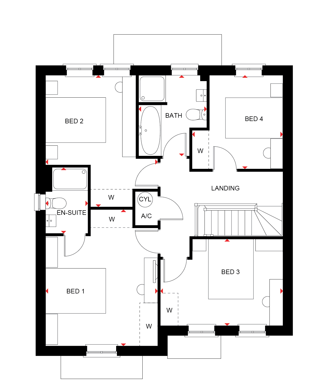 Bittern Avenue, Yapton floorplan