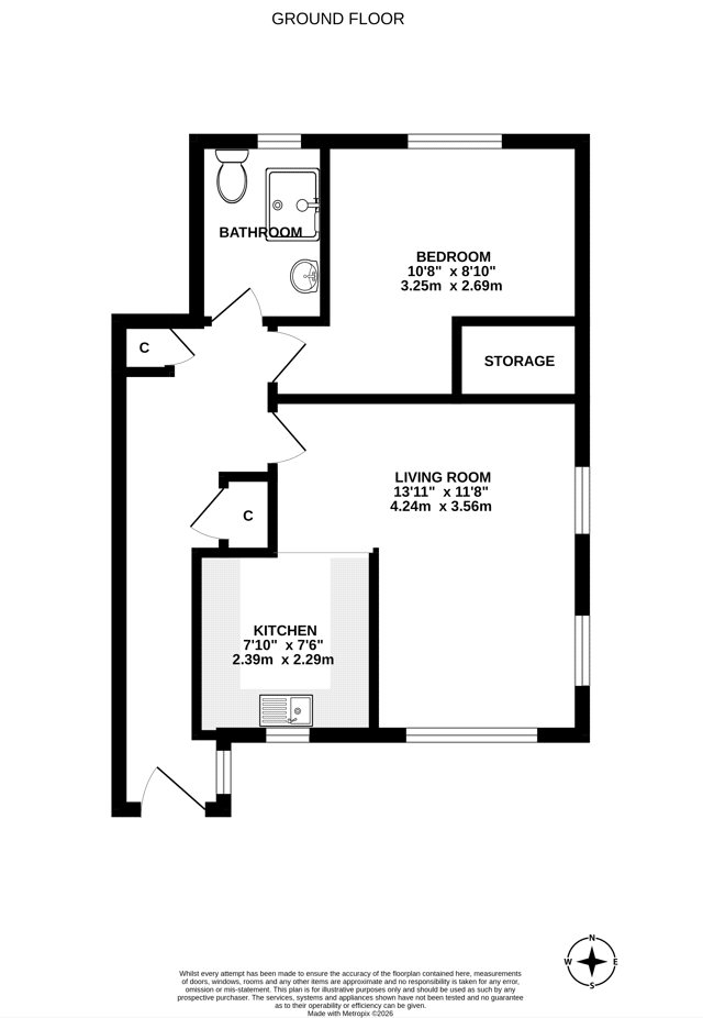52^, Berkeley Close, Hertfordshire floorplan