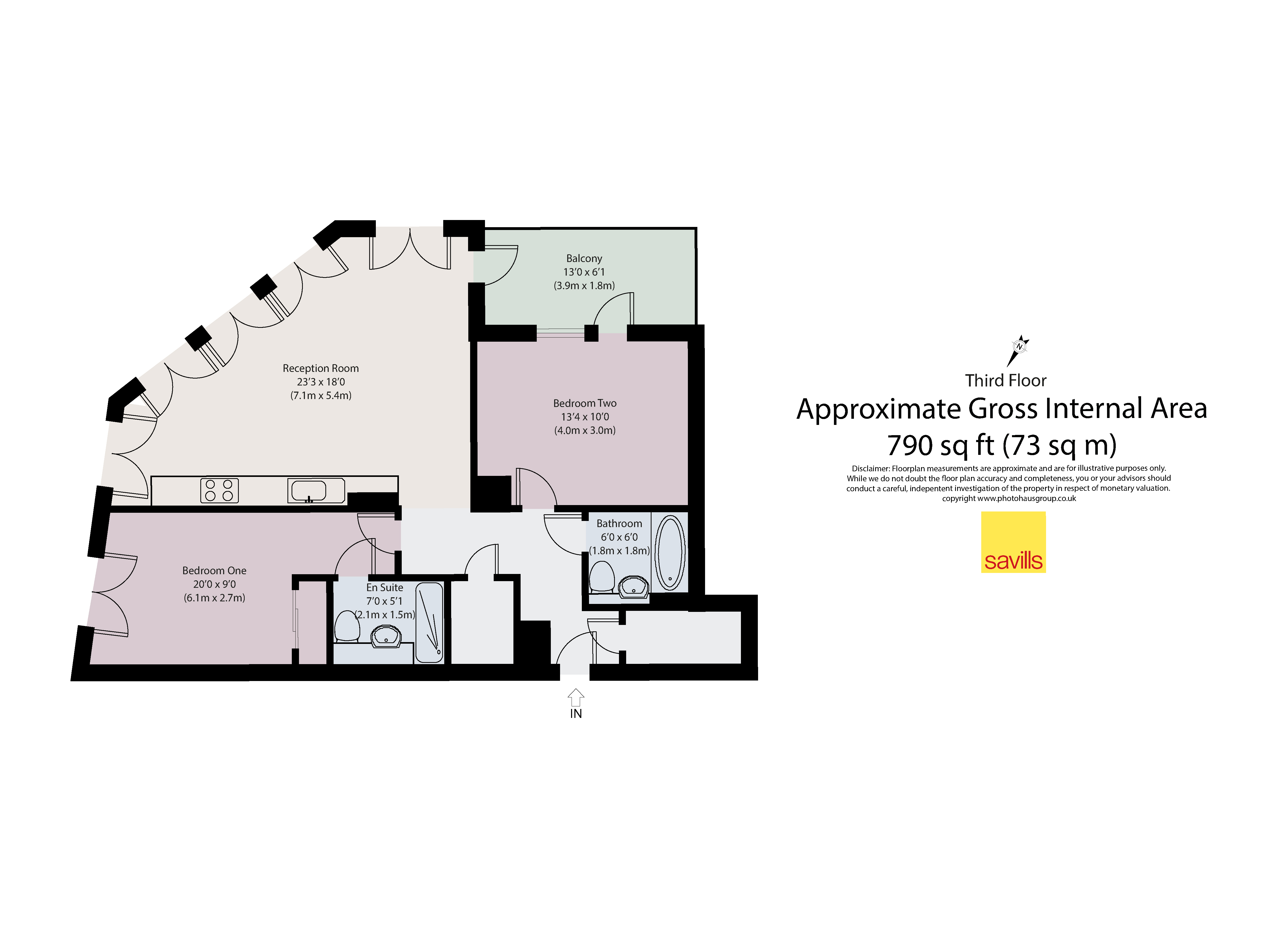 Flat 12, 28, Ensign Street, London floorplan