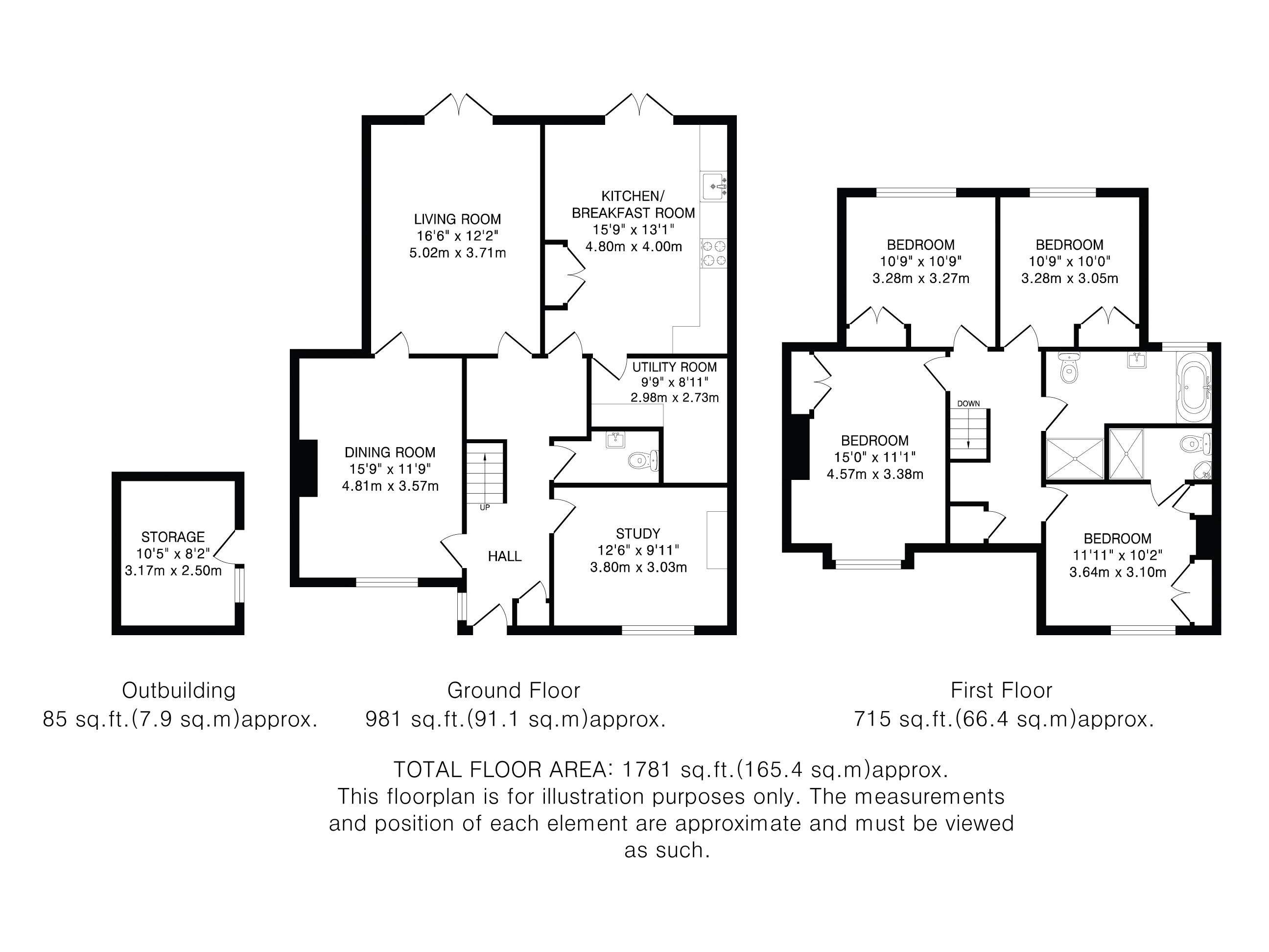 4, The Cottages, Welwyn floorplan