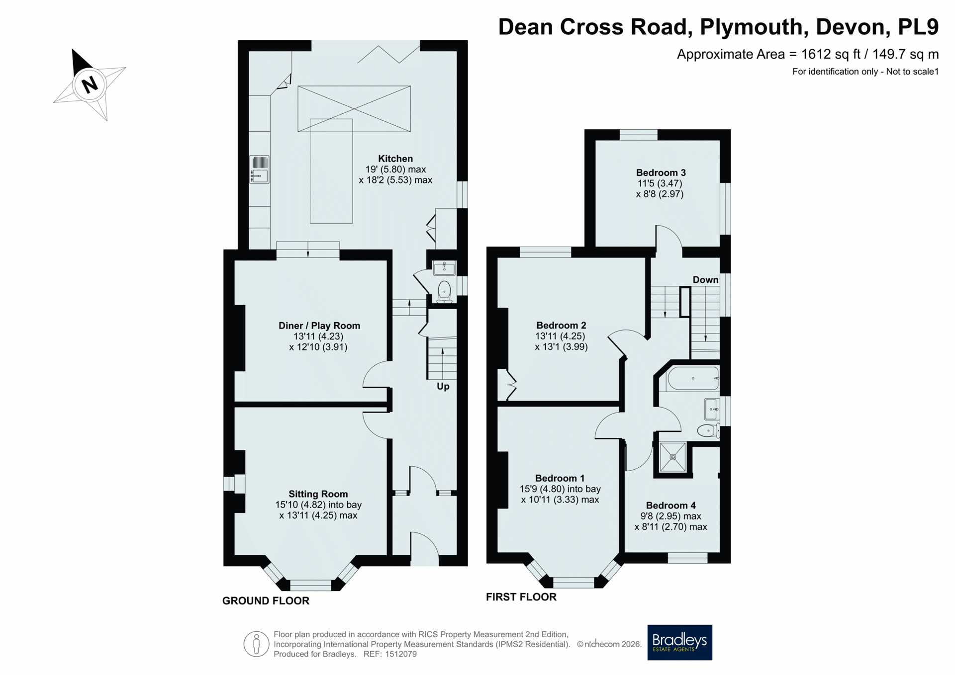 293, Dean Cross Road, Devon floorplan