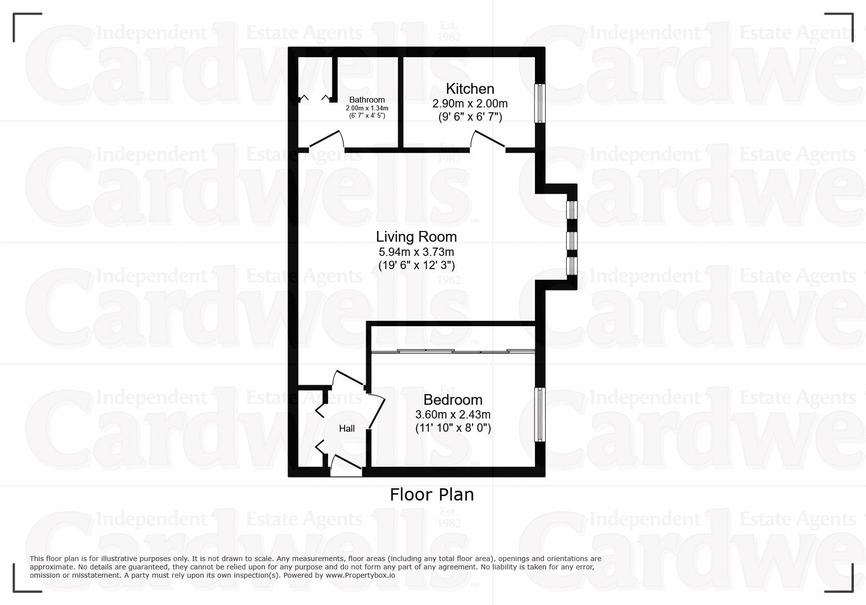 113, Daisyfield Court, Bury floorplan