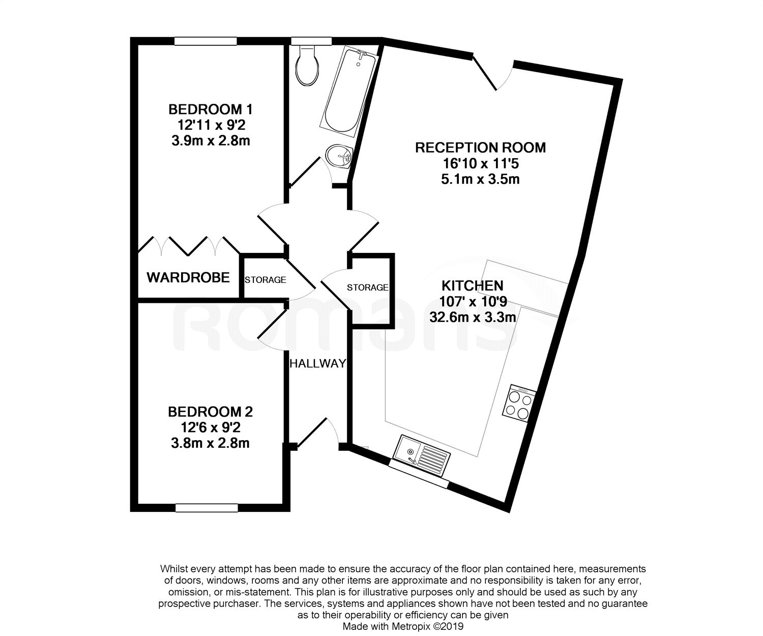 2 Bedrooms Flat for sale in Kennet Walk, Reading, Berkshire RG1