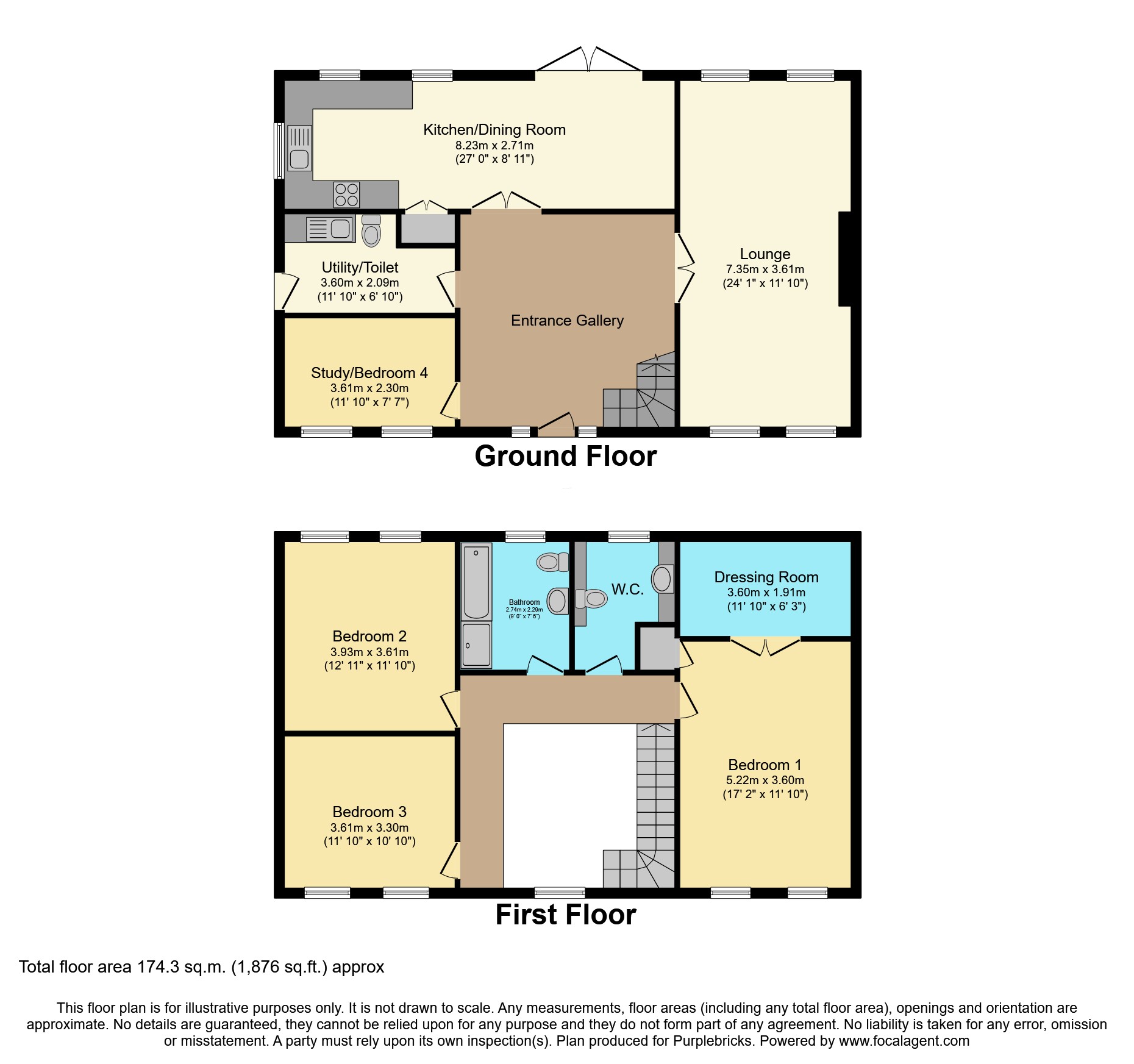 Waungoch, Maesybont, Llanelli floorplan