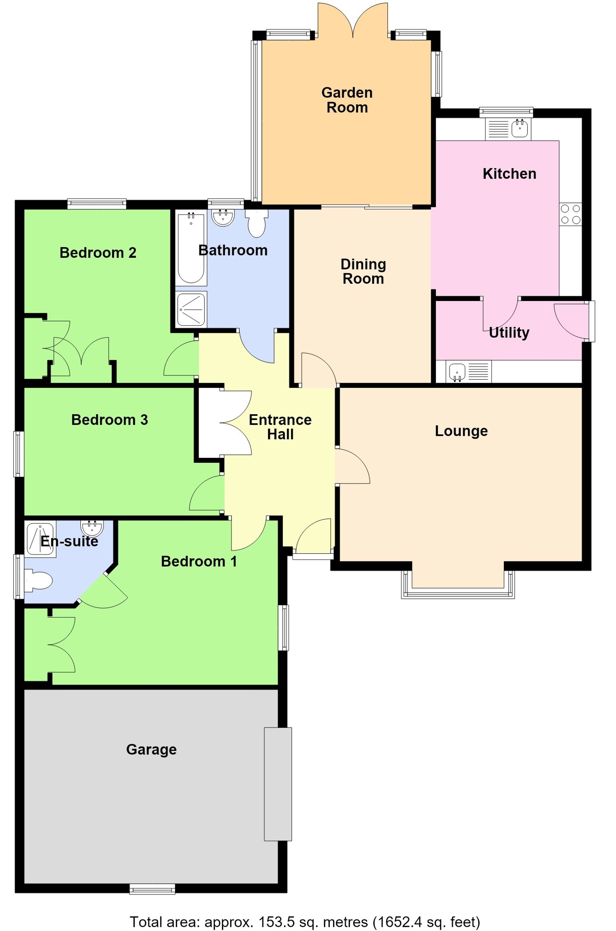 2 Lunn Close, Horncastle floorplan