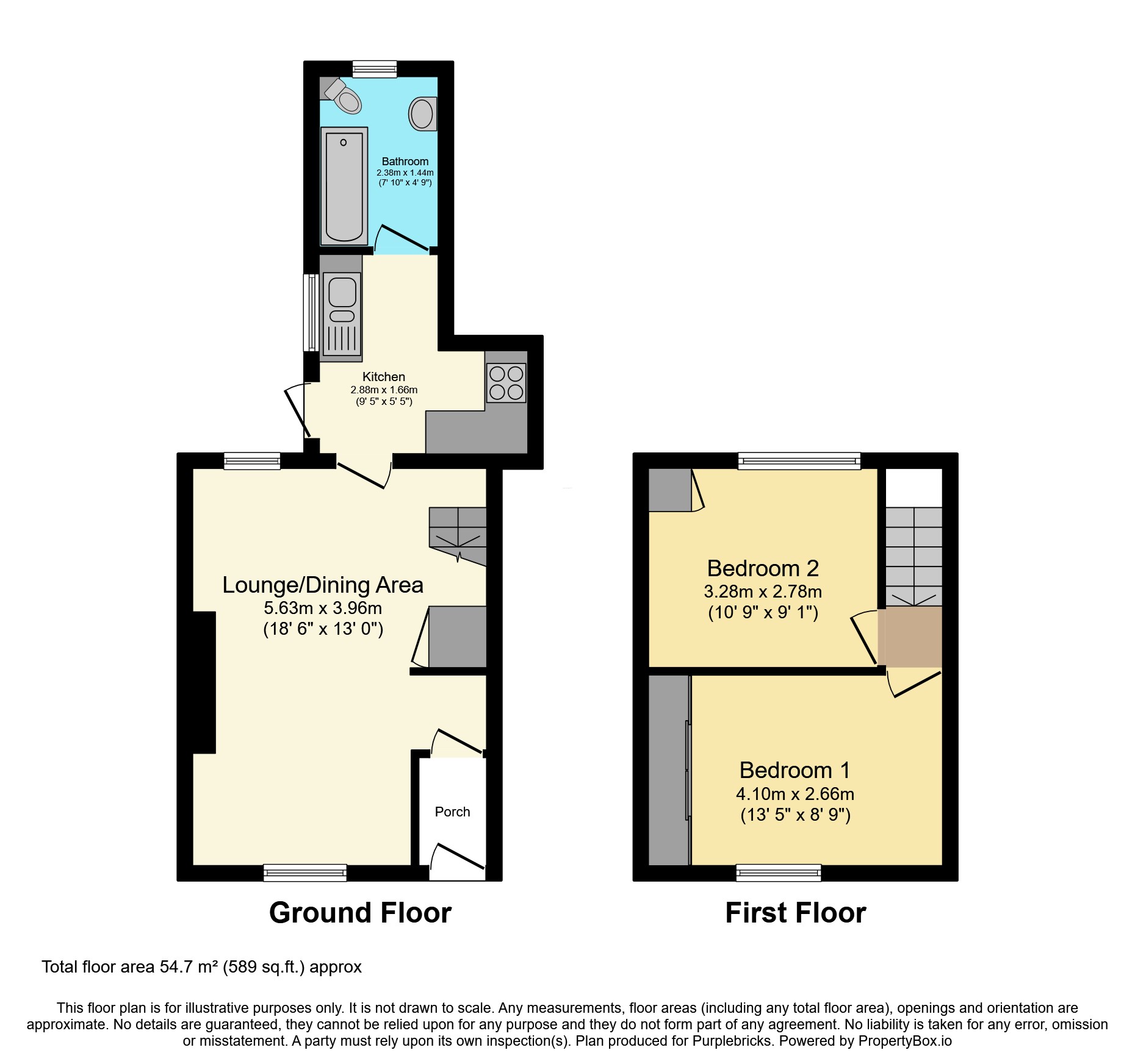 Eventide, Fore Street, Penzance floorplan