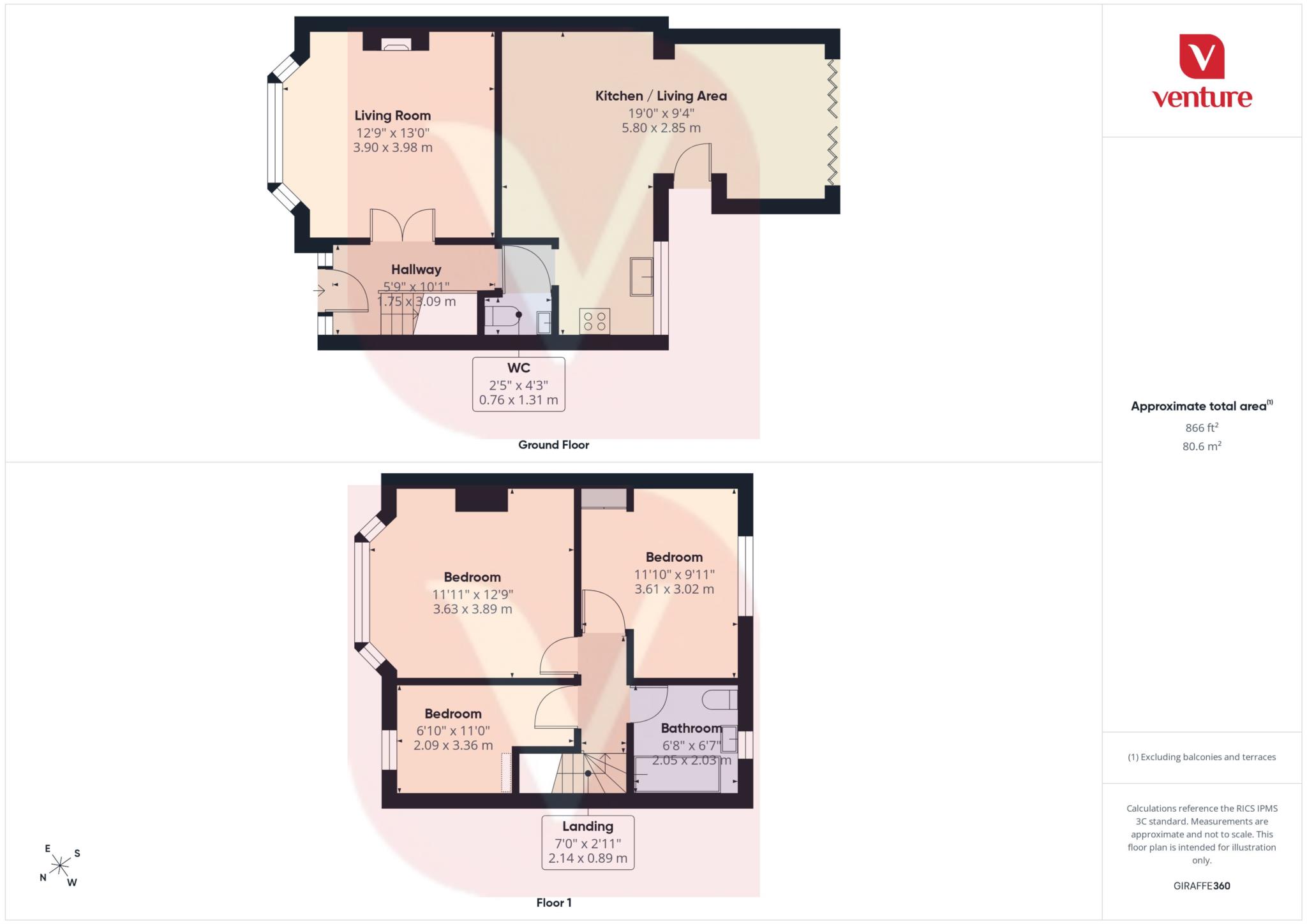 Wilsden Avenue, Luton floorplan