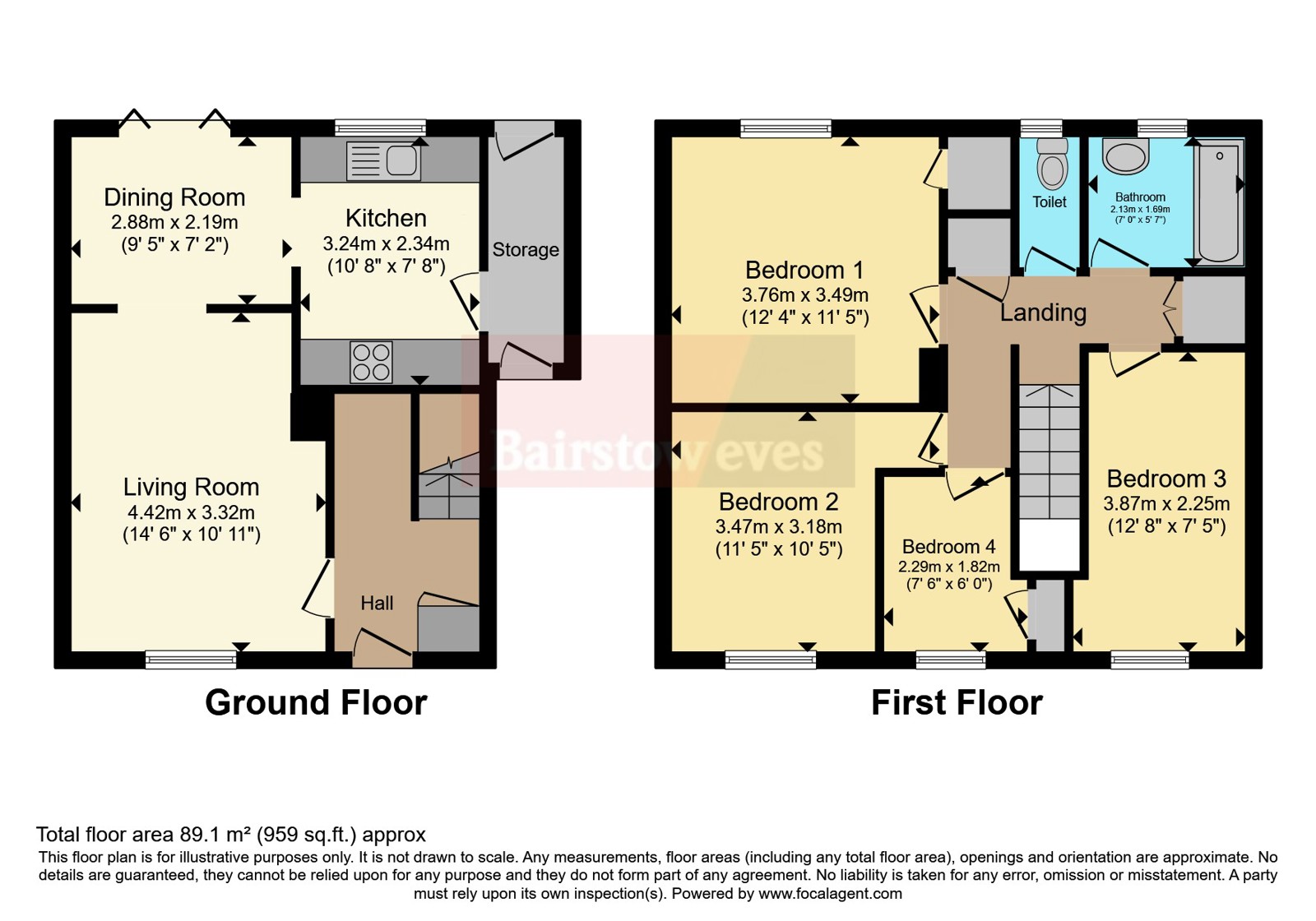 33, Mulwych Road, West Midlands floorplan