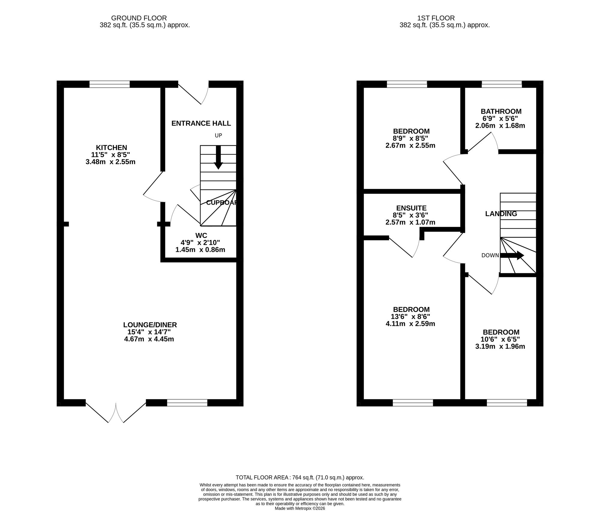 8 Snow Avenue, Leicester floorplan