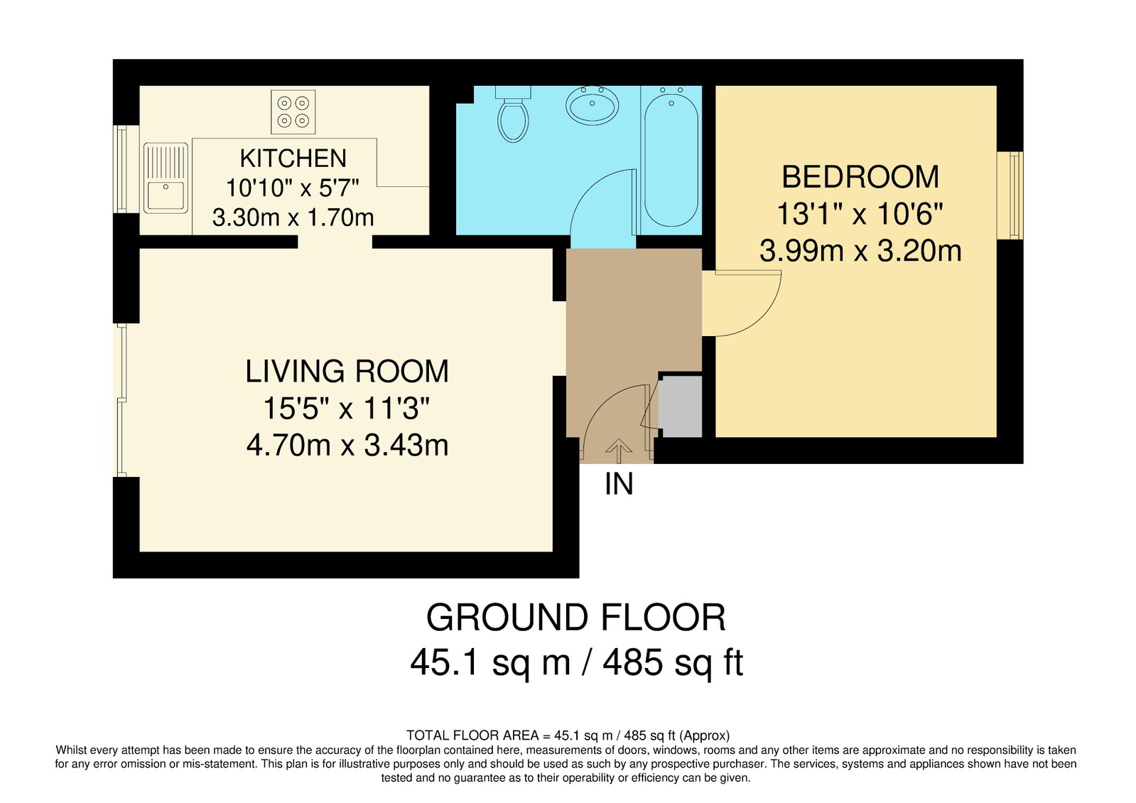 116, Middlefields, Croydon floorplan