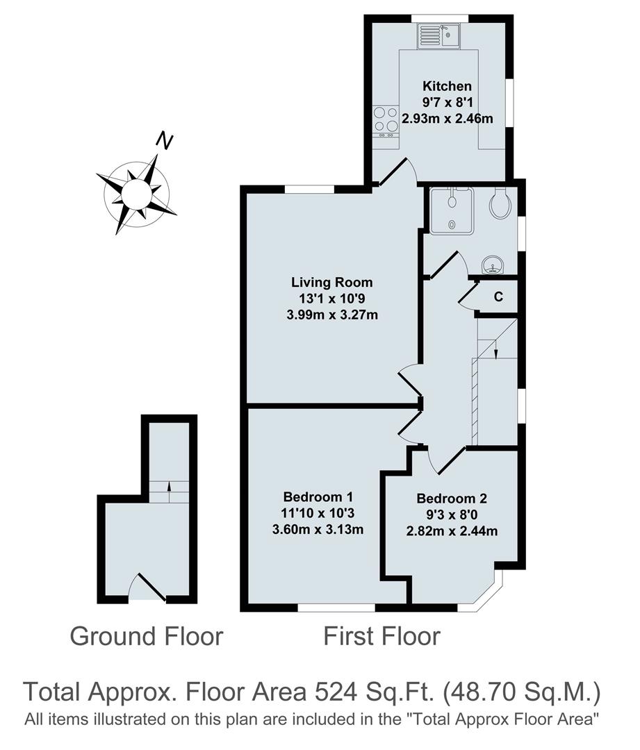 6B, Arthray Road, Oxford floorplan