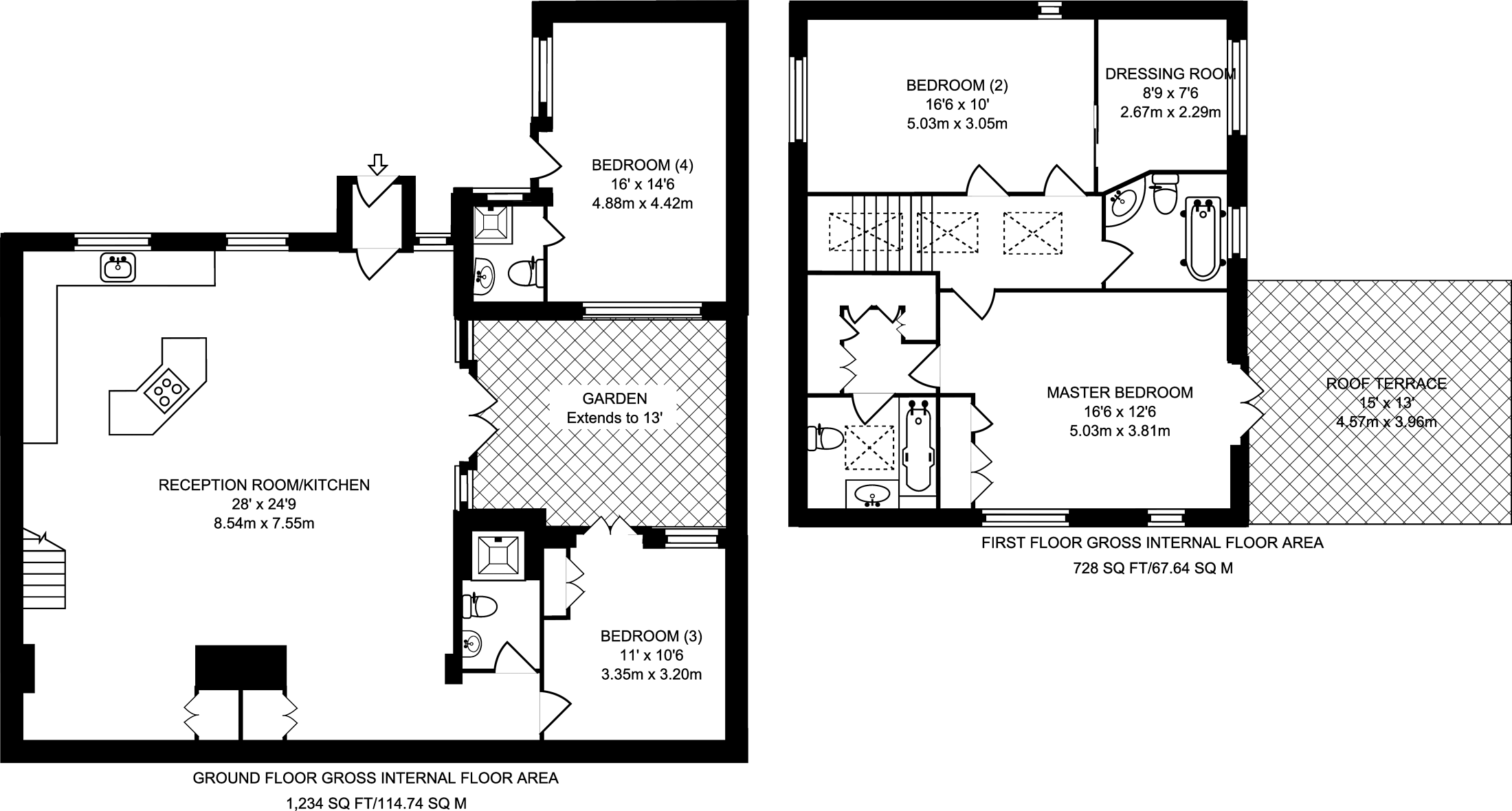 4 Bedrooms  to rent in Parkhill Road, Belsize Park NW3