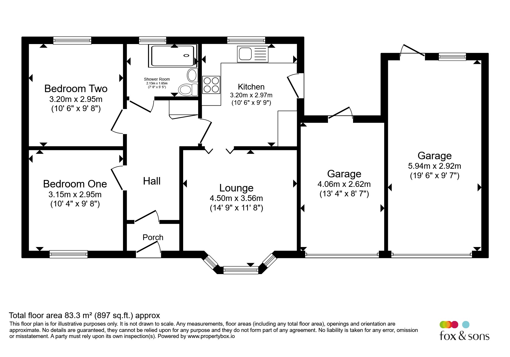 1, Levett Close, Polegate floorplan