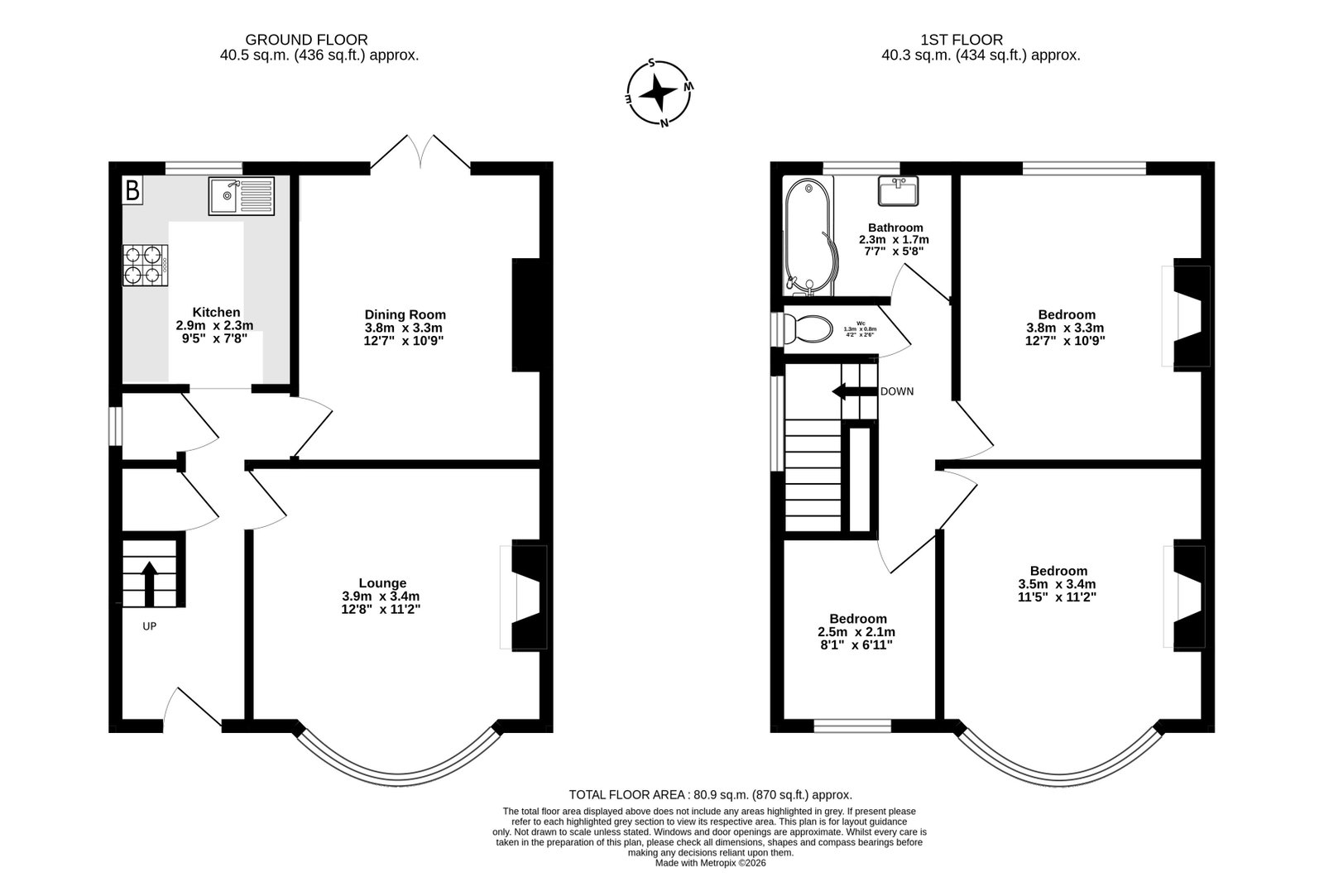 119, Bradstow Way, Broadstairs floorplan