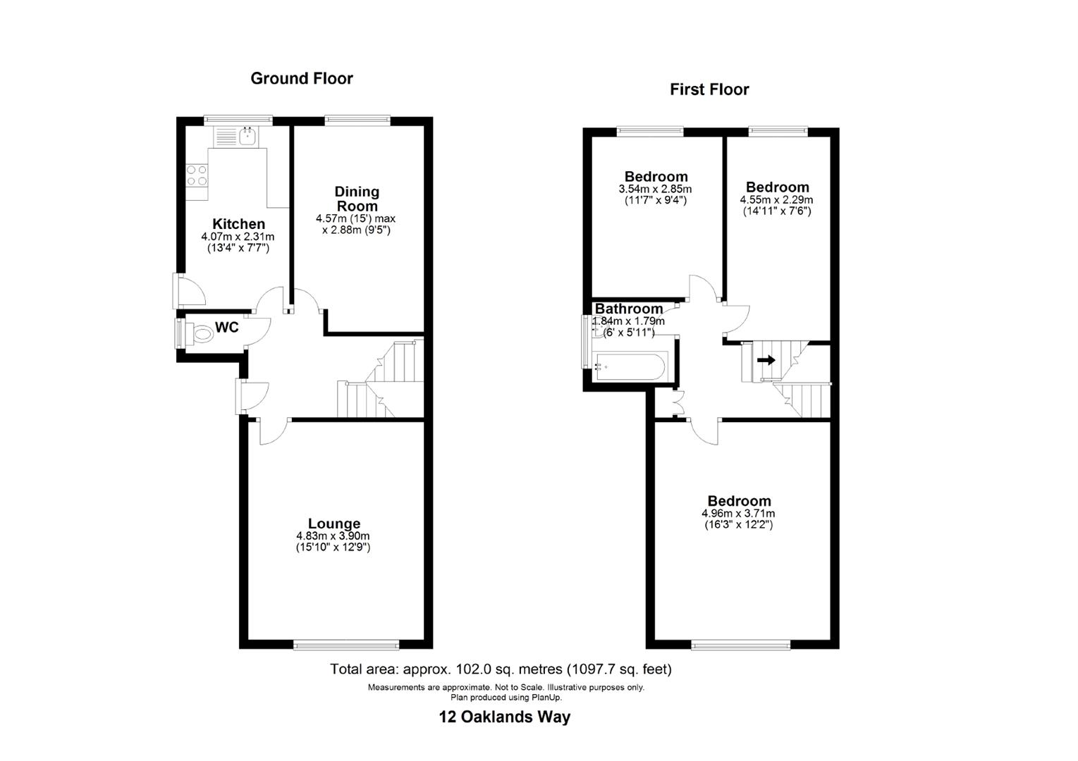 Netherwood, 12, Oaklands Way, Southampton floorplan