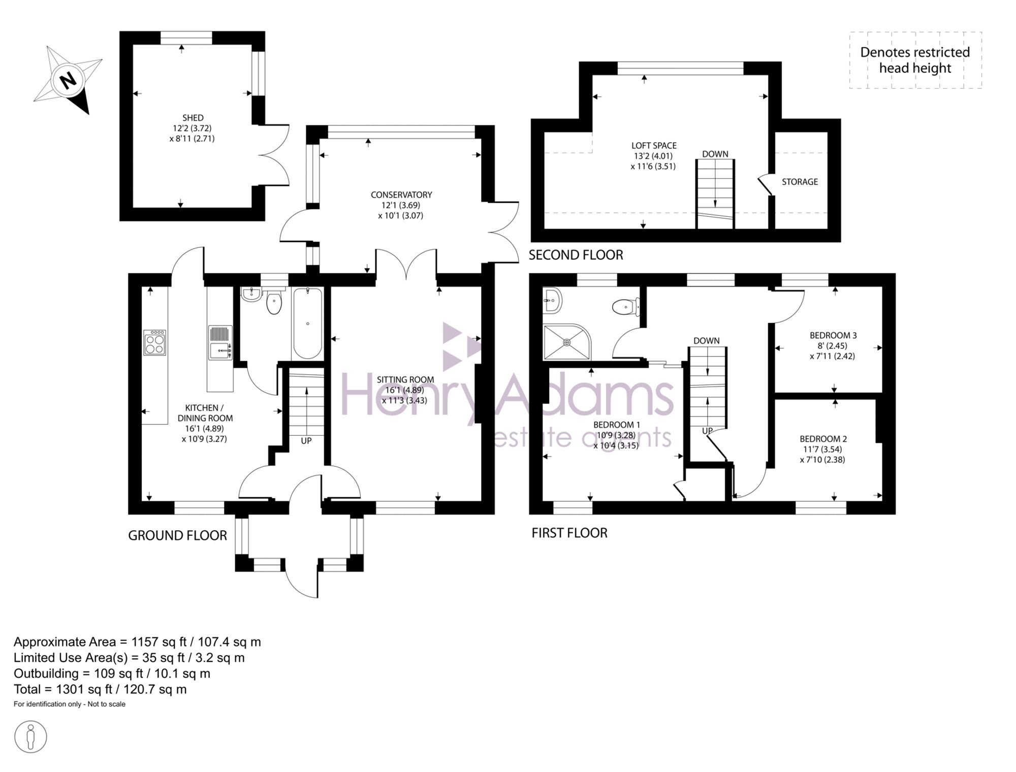 14 Highfield Road, Petersfield floorplan