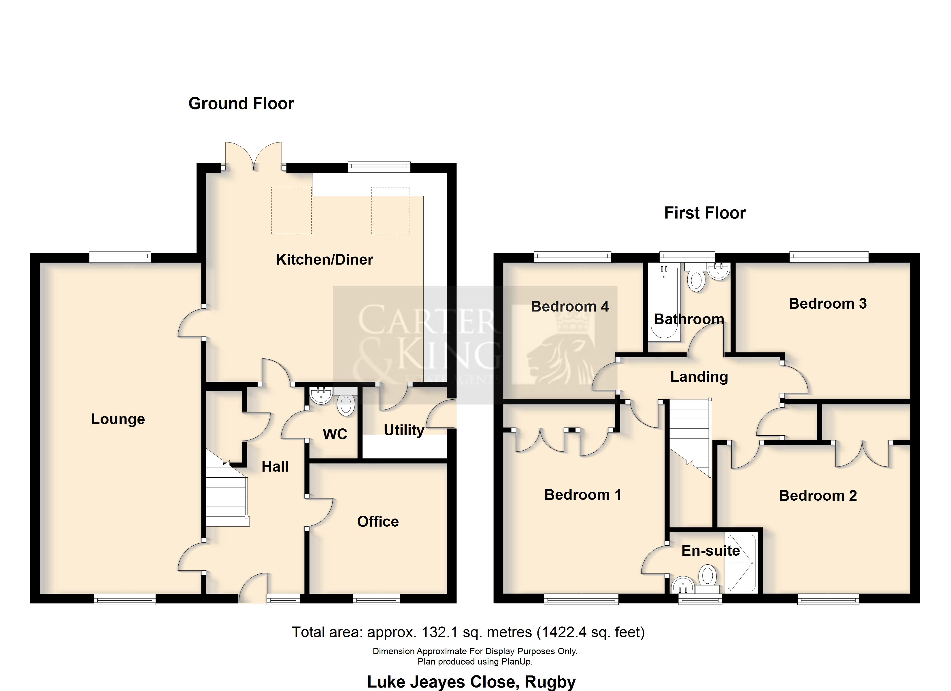 9, Luke Jeayes Close, Rugby floorplan