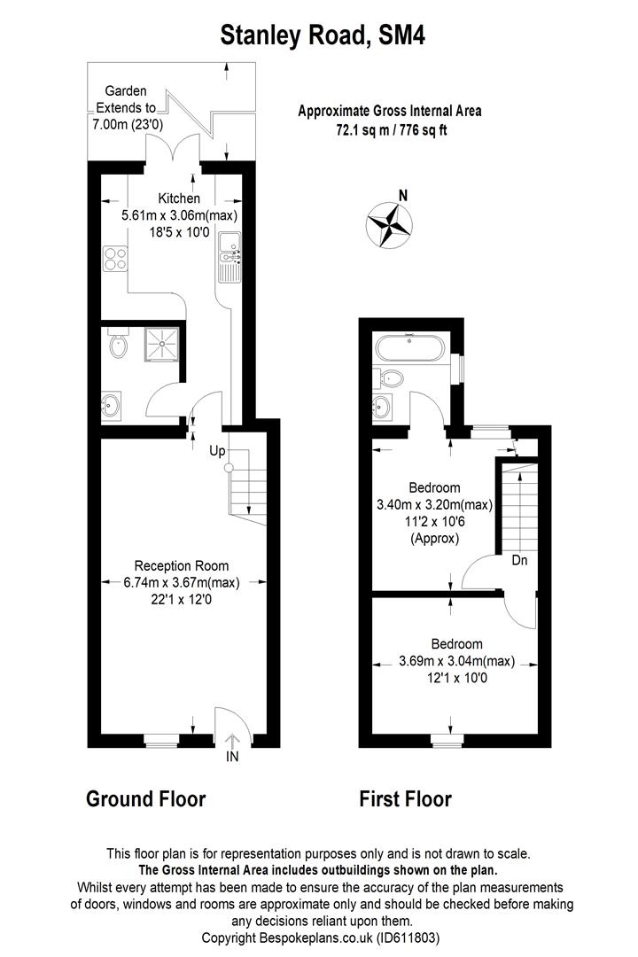 Stanley Road, Morden floorplan