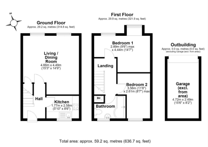 6 Orchard Court,, Orchard Street, Cambridge floorplan