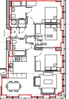 Michigan Towers, 1308, Michigan Avenue, Salford floorplan