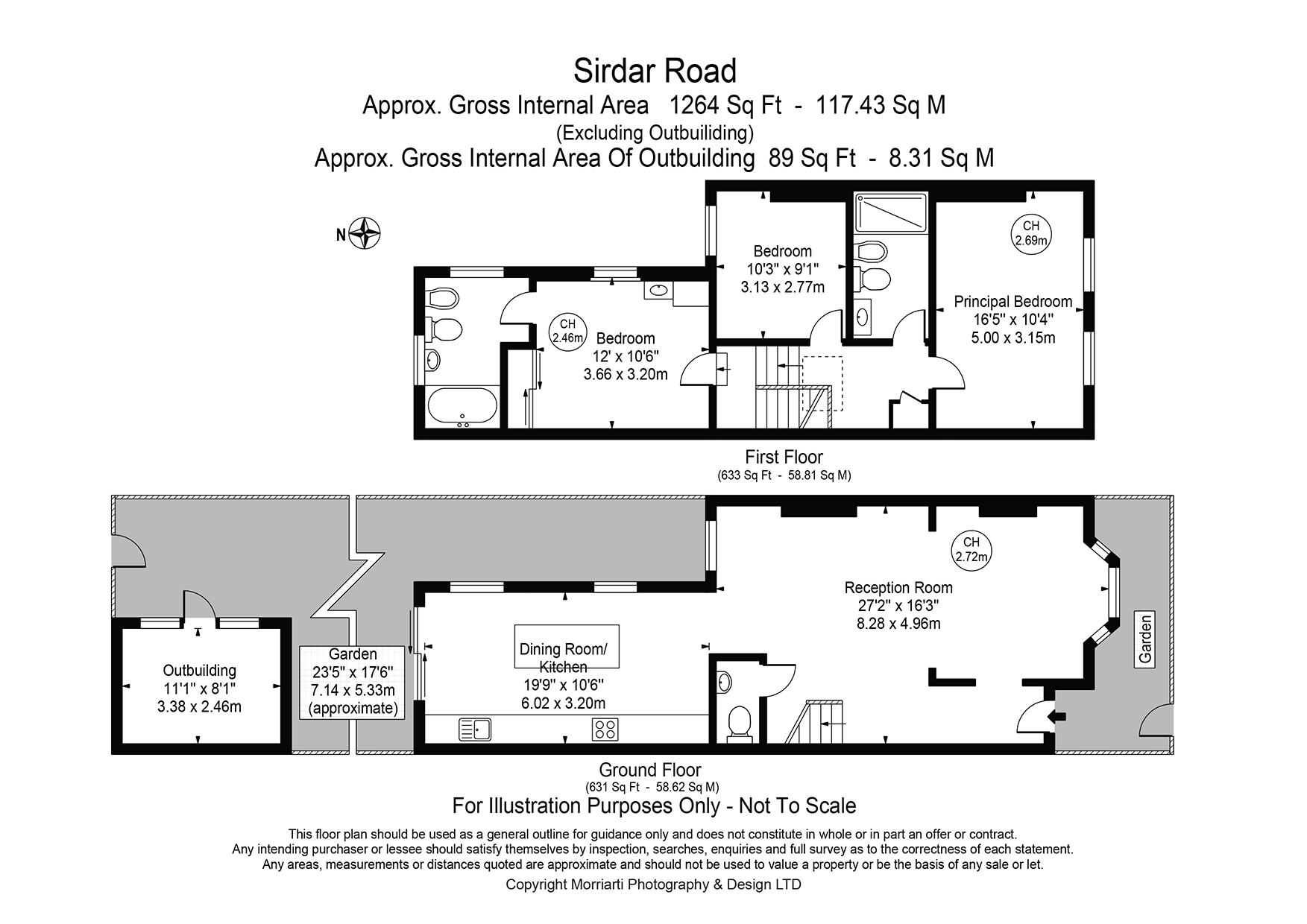 96, Sirdar Road, London floorplan