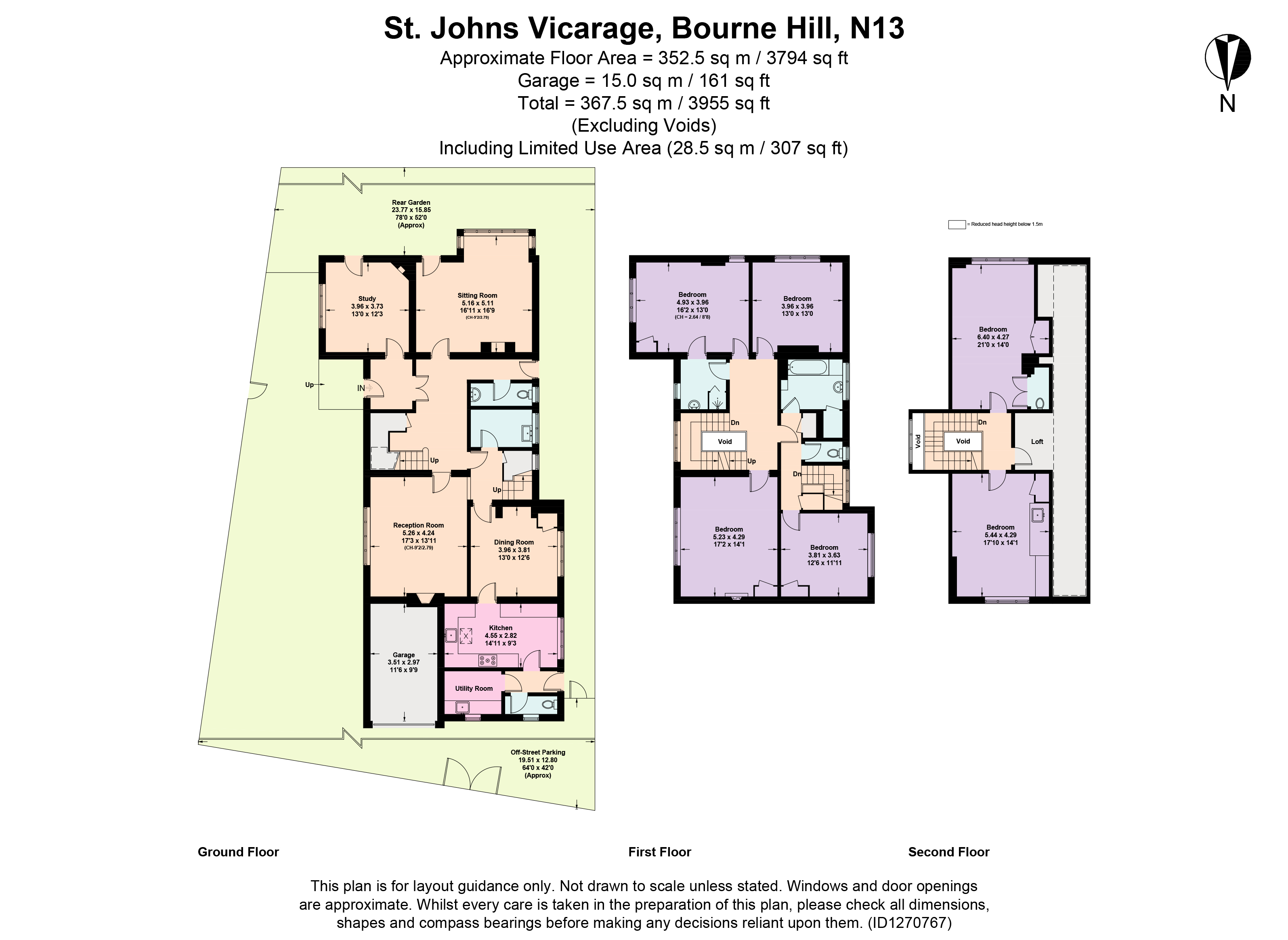 Bourne Hill, London floorplan