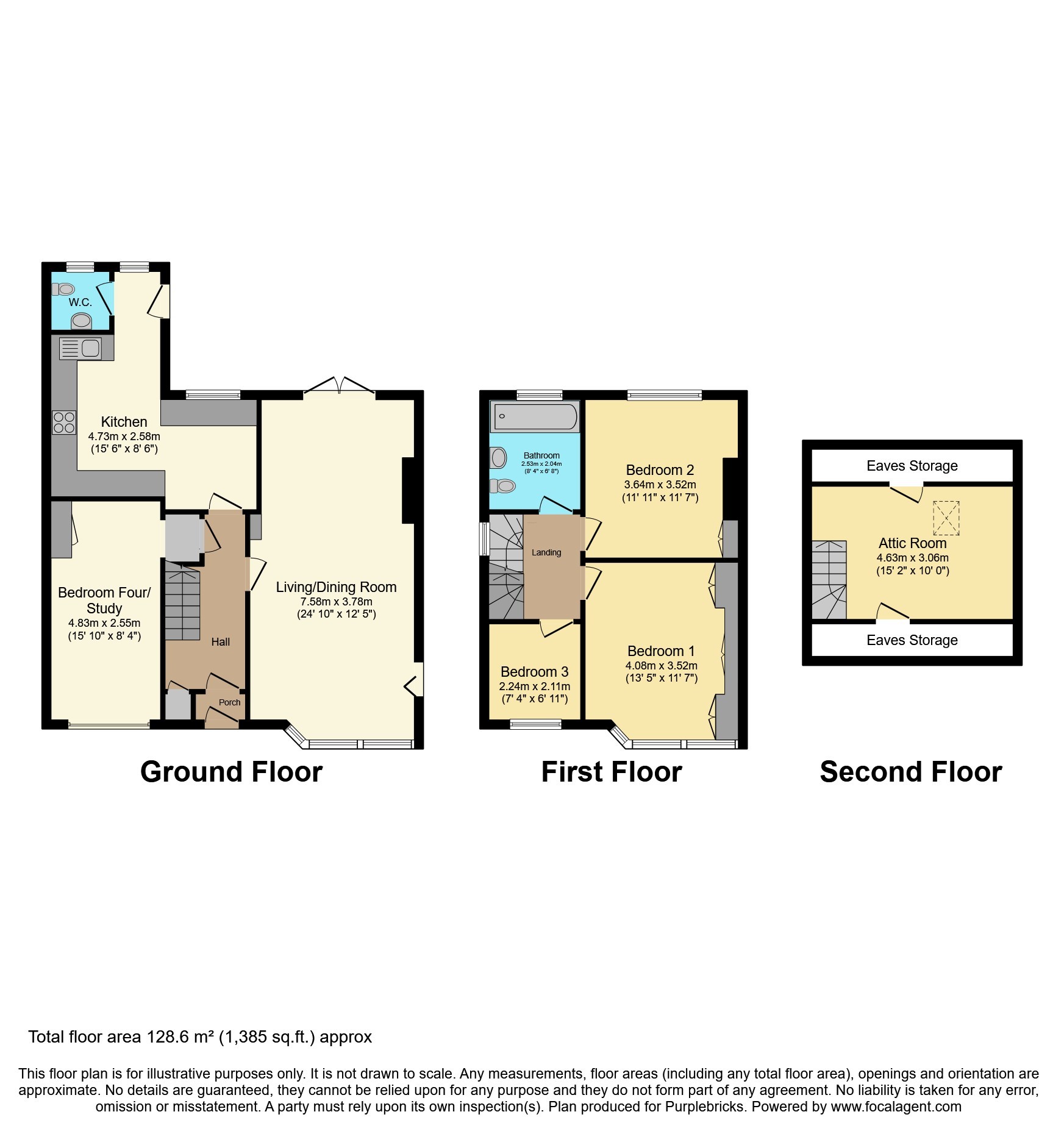 496, Broadway, Oldham floorplan