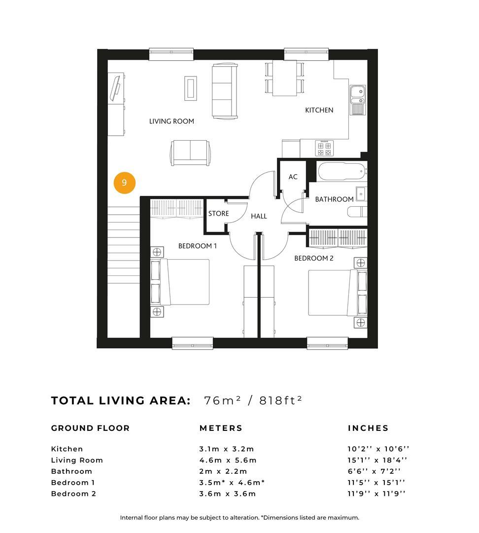 9, The Beeches, Chepstow floorplan