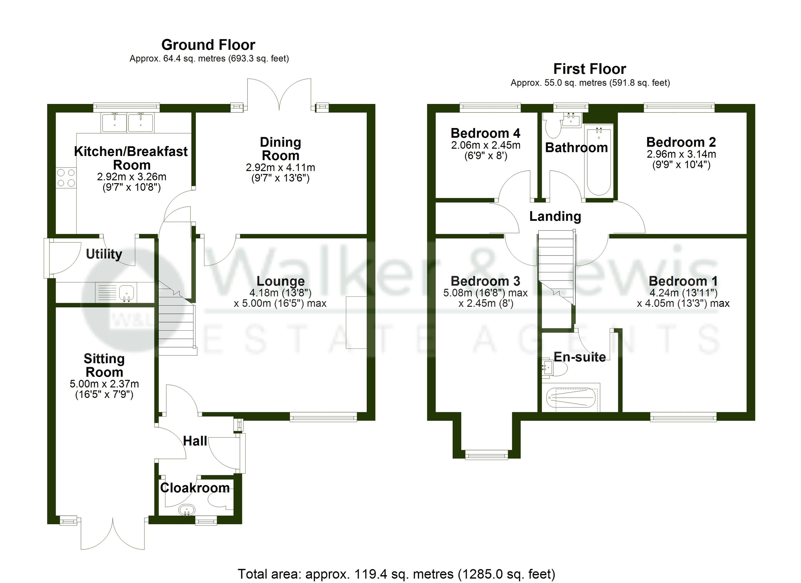24 Plas Y Fedwen, Pontypridd floorplan