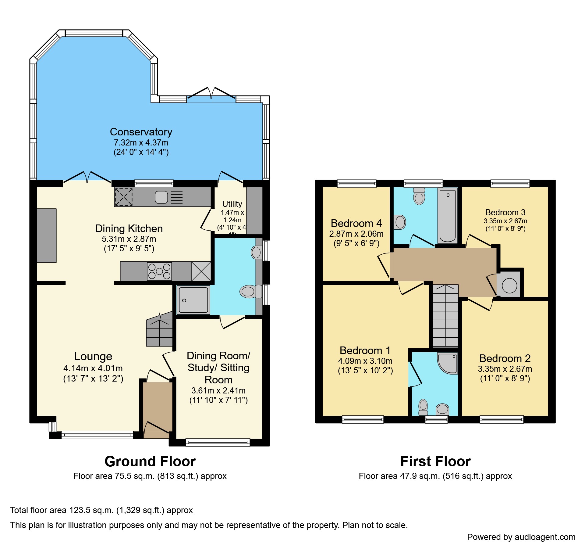 Watermans Walk, Carleton Grange, Carlisle CA1, 4 bedroom detached house
