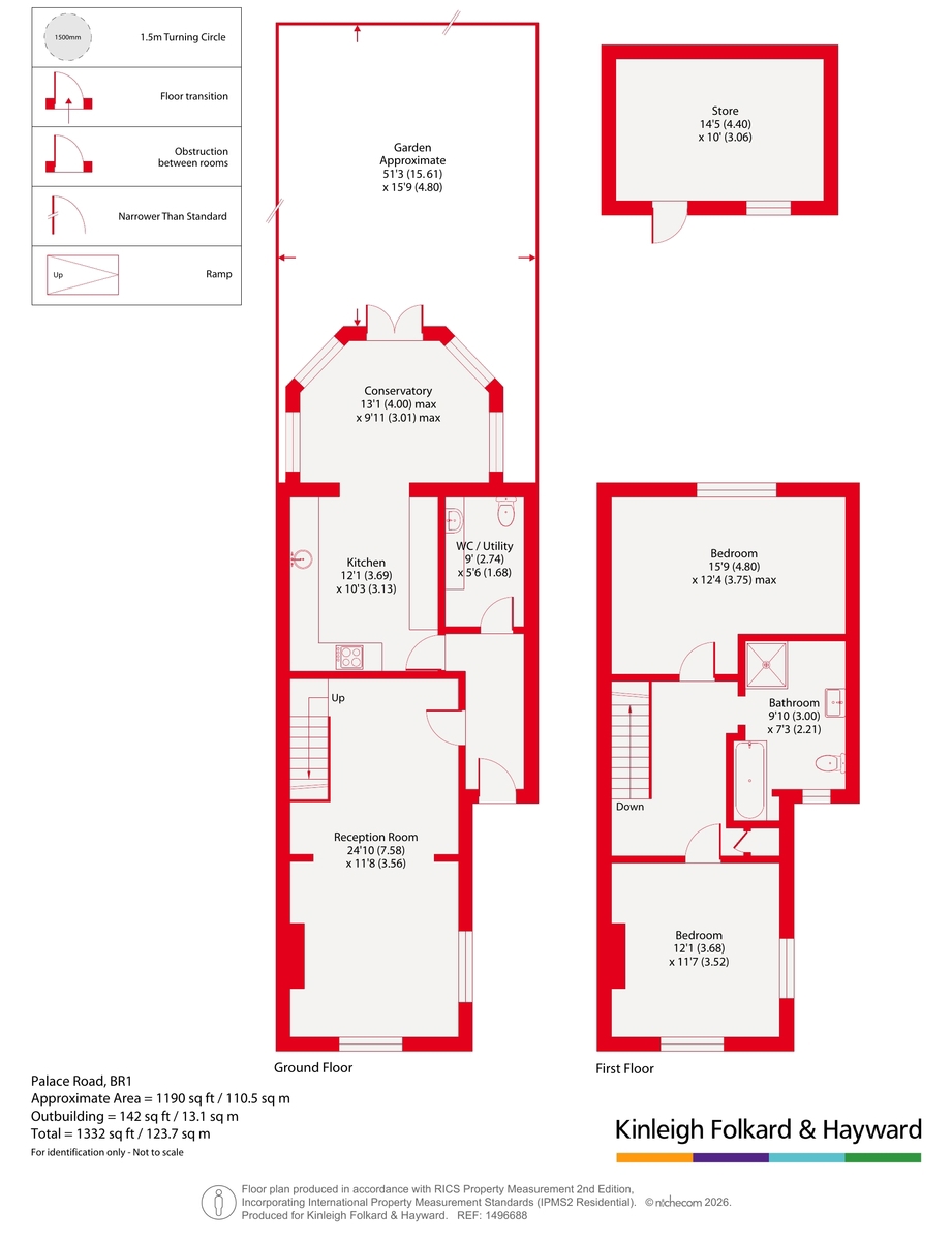 2, Palace Road, Kent floorplan