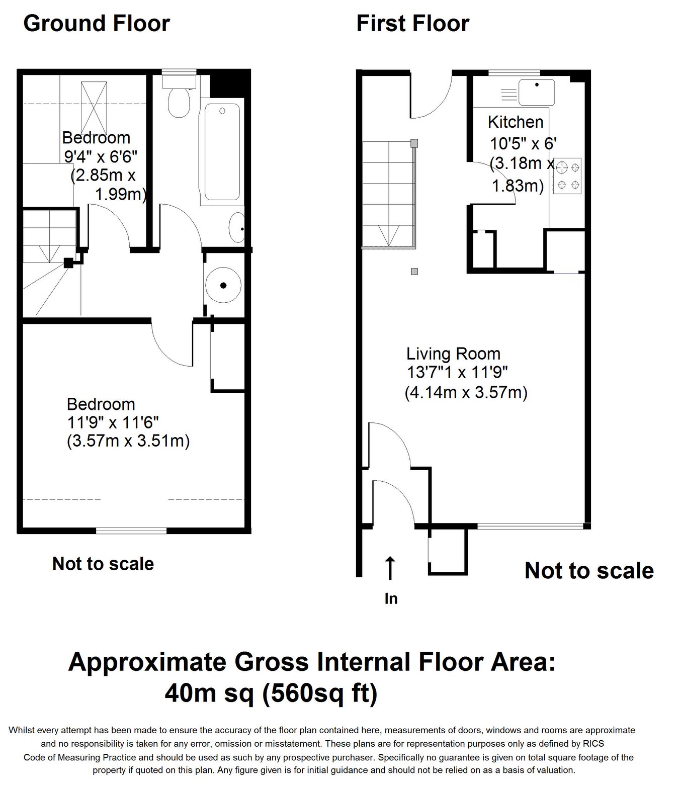 128, Havers Avenue, Hersham Village floorplan