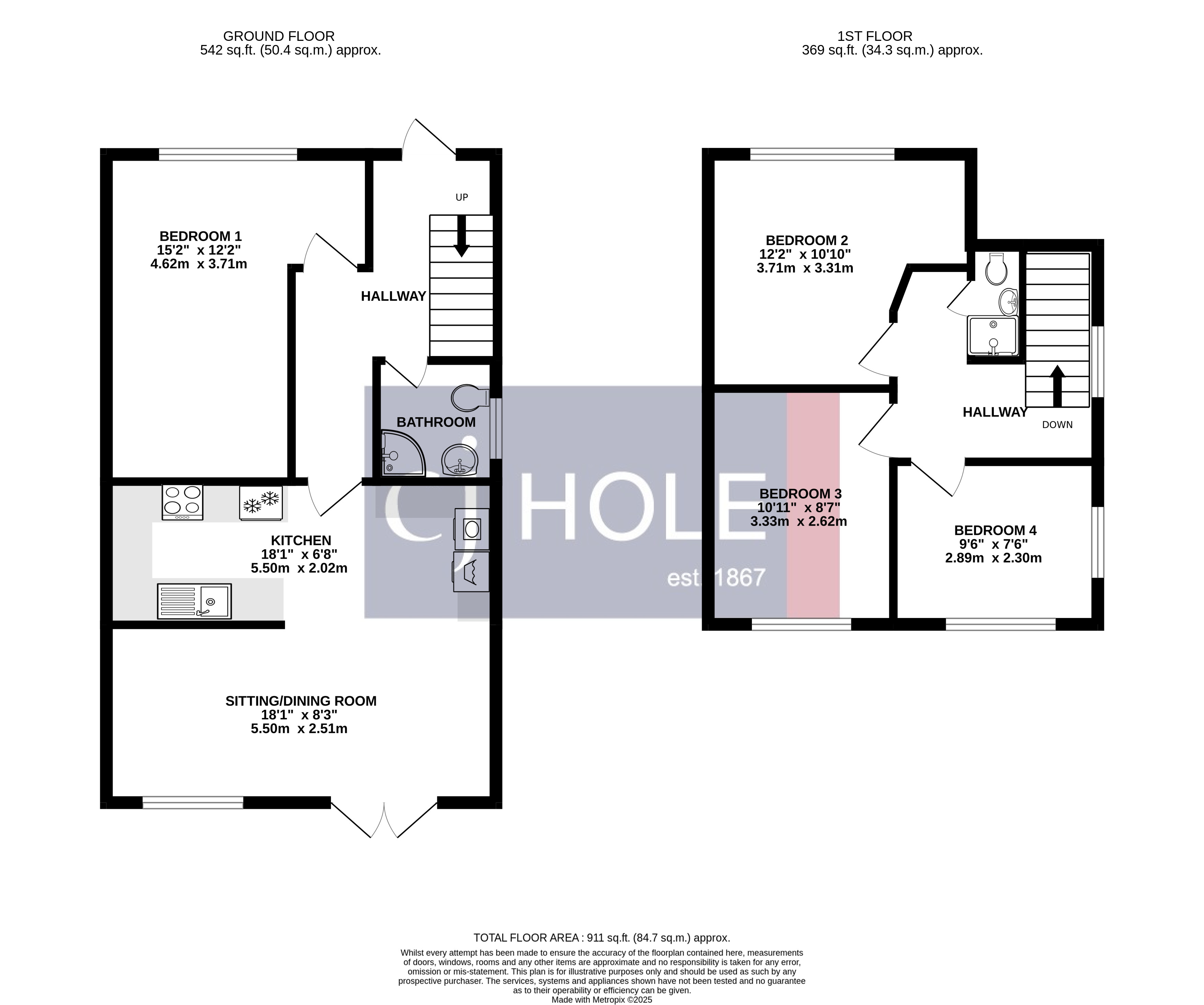 29, Ascot Road, Bristol floorplan