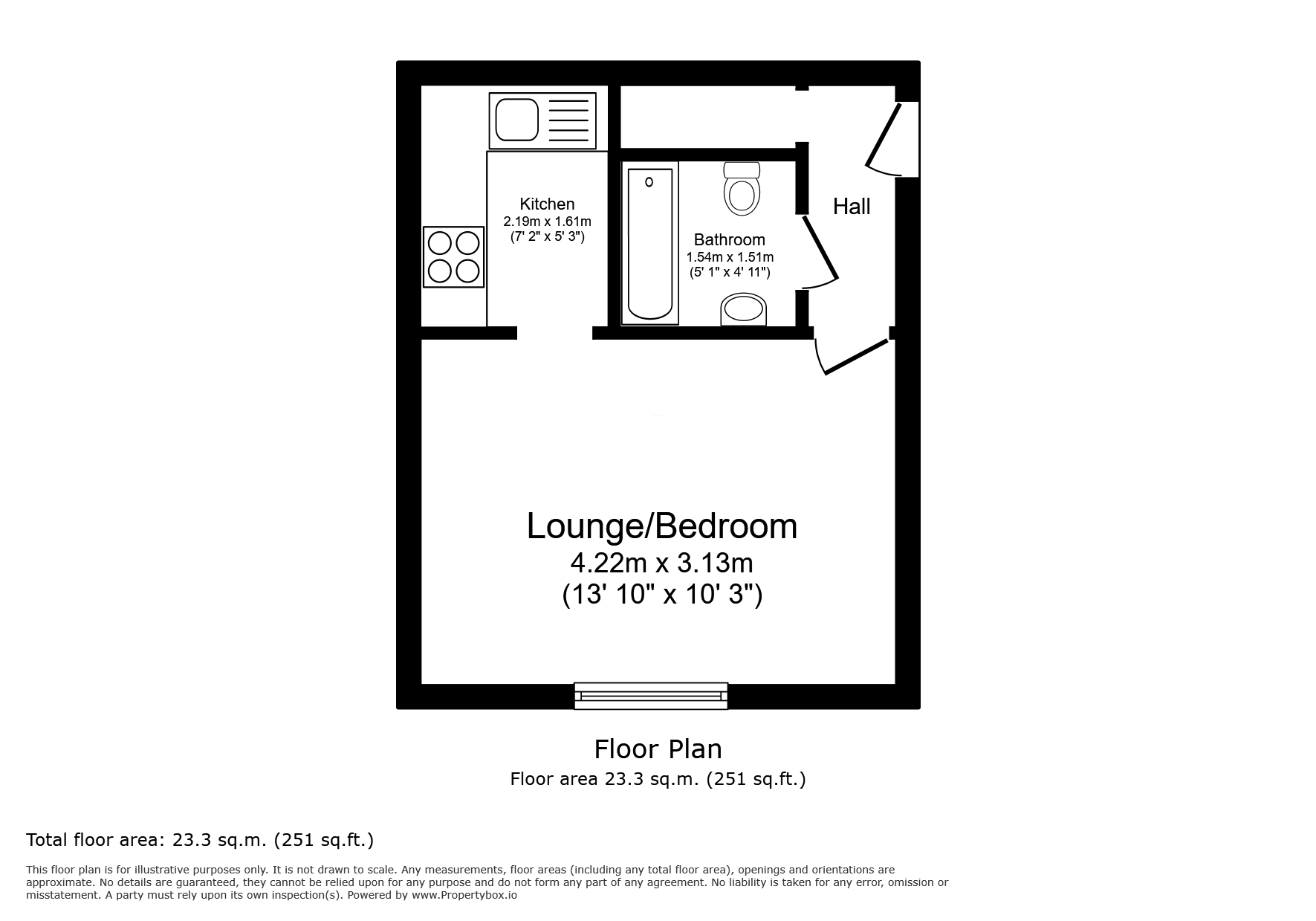 33, Rowe Court, Reading floorplan