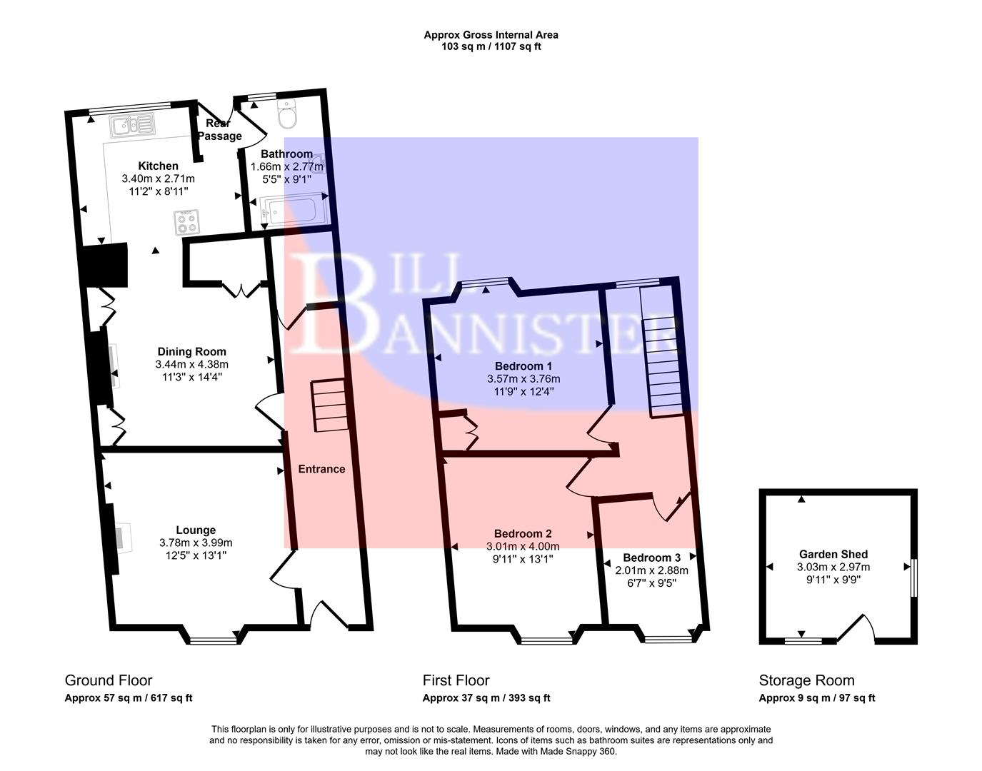 2, Gew Terrace, Redruth floorplan