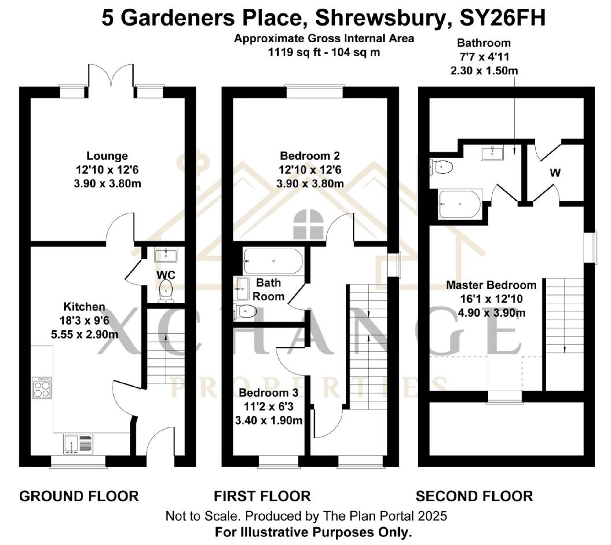 5 Gardeners Place, Shrewsbury floorplan
