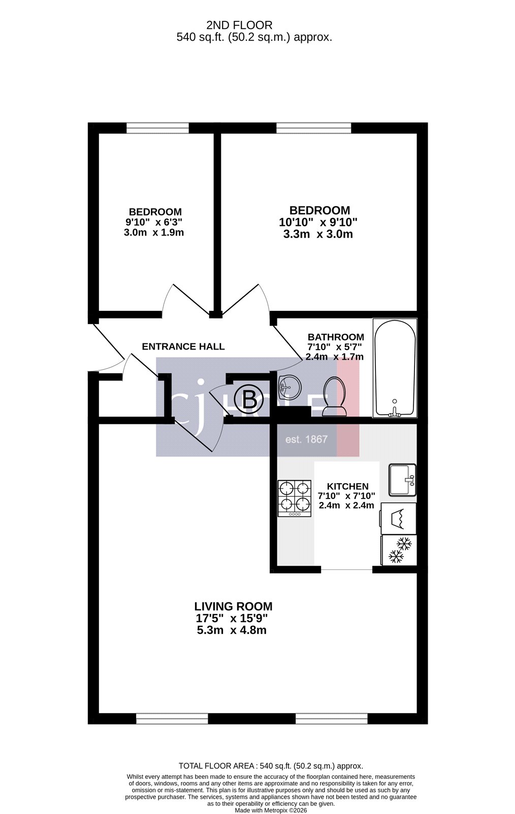 Collett Close, Bristol floorplan