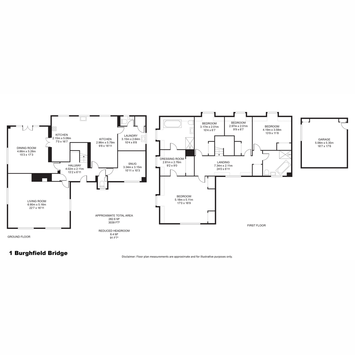1, Burghfield Bridge, Reading floorplan