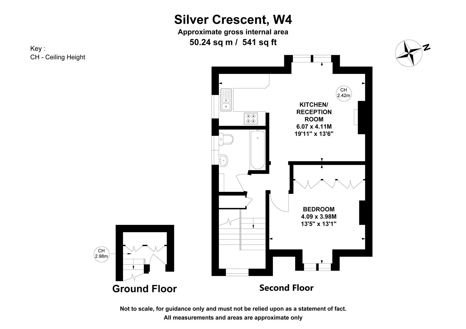 2C, Silver Crescent, London floorplan