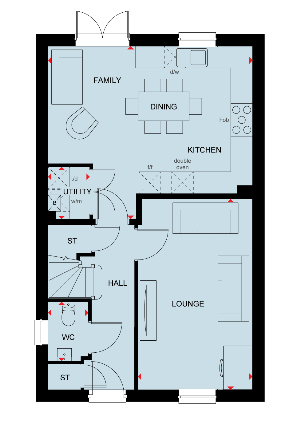 H888581, Eastbourne Road, Uckfield floorplan