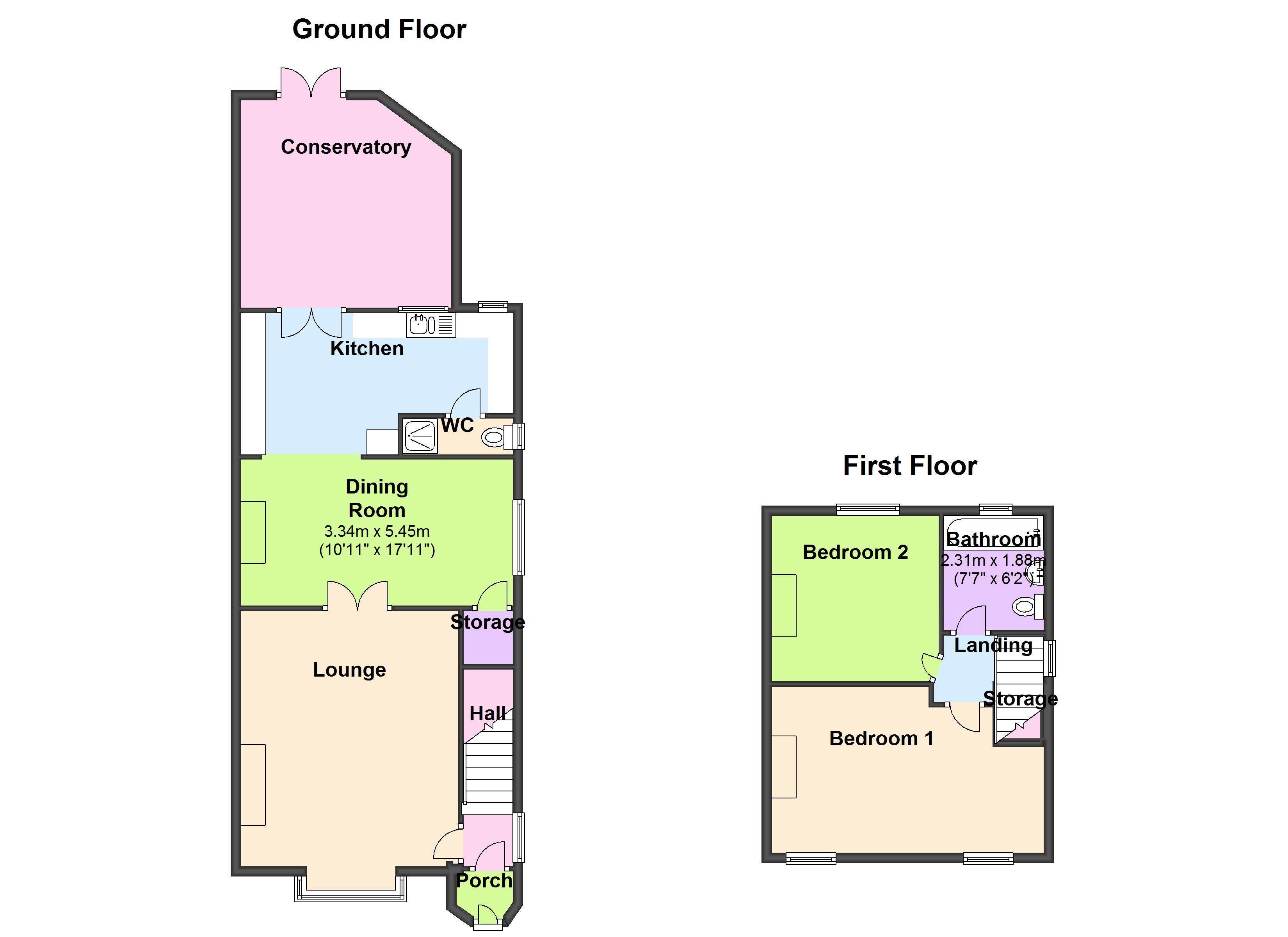 2 Bedrooms Semi-detached house for sale in Carn Brae, 22 Firswood Road, Lathom, Lancashire WN8