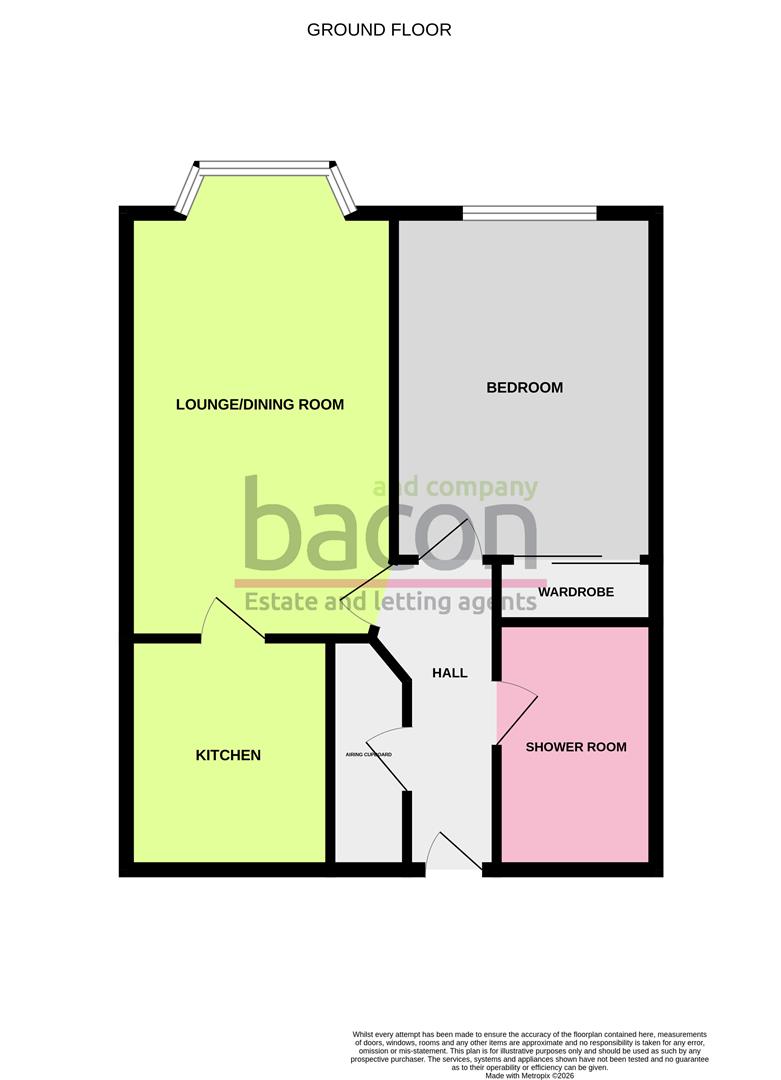 Flat 7, Cambridge Lodge, 10 Southey Road, Worthing floorplan