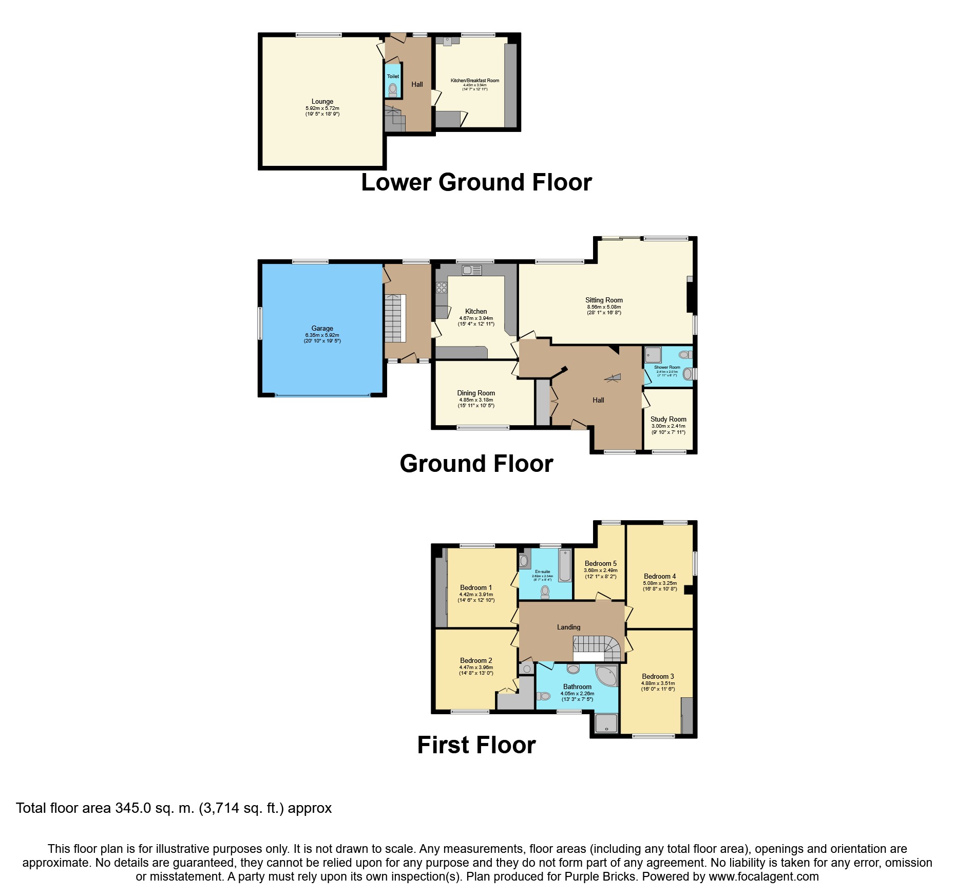 5 Bedrooms Detached house for sale in Tubwell Lane, Crowborough TN6