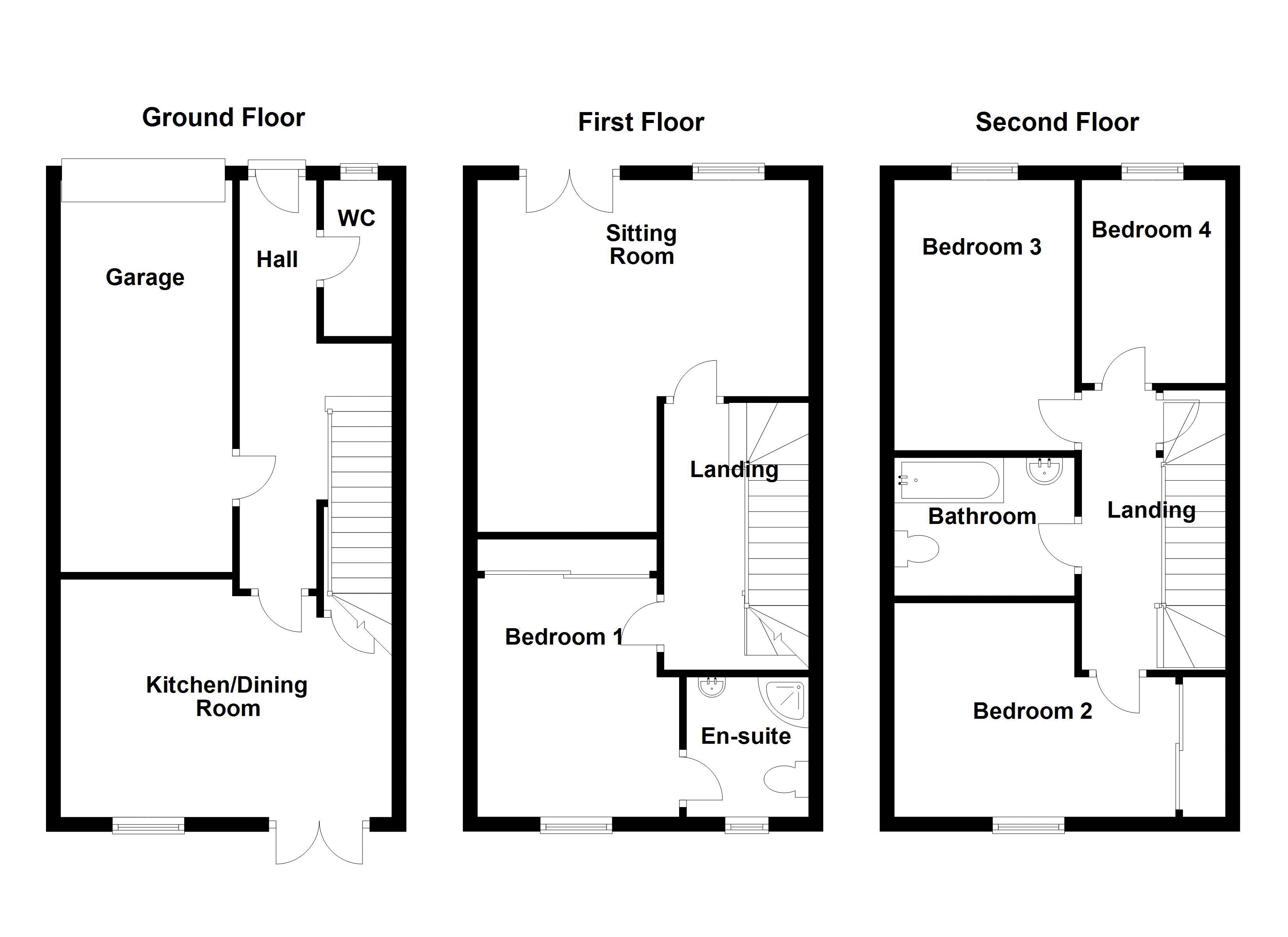 Wolsey Way, Lincoln LN2, 4 bedroom terraced house for sale 54280834